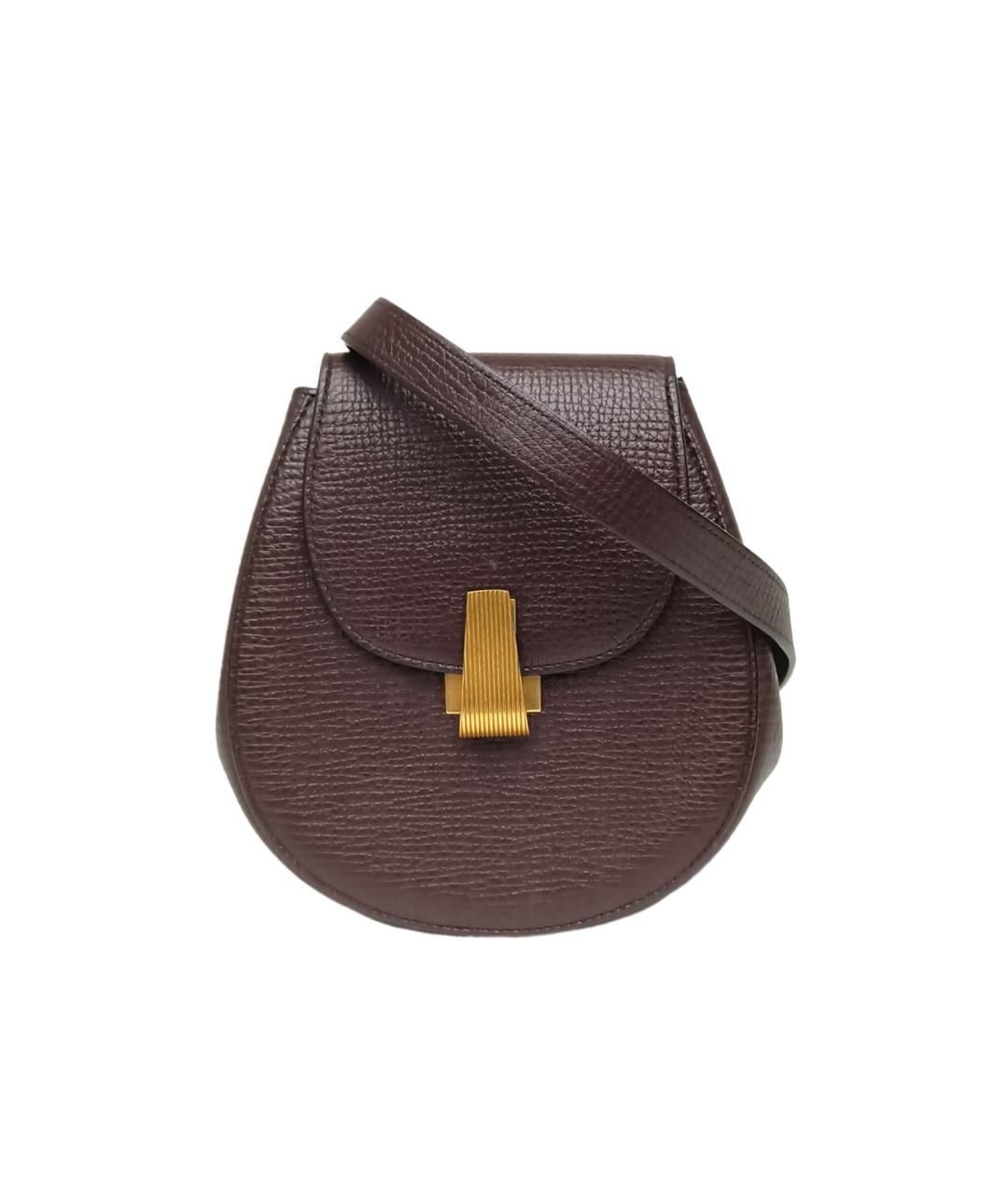 BOTTEGA VENETA Коричневая кожаная сумка через плечо, фото 10