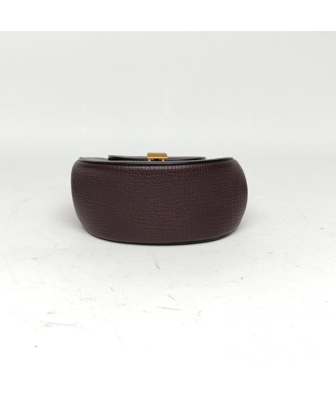 BOTTEGA VENETA Коричневая кожаная сумка через плечо, фото 6