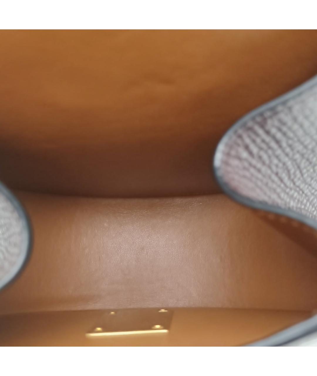 BOTTEGA VENETA Коричневая кожаная сумка через плечо, фото 7