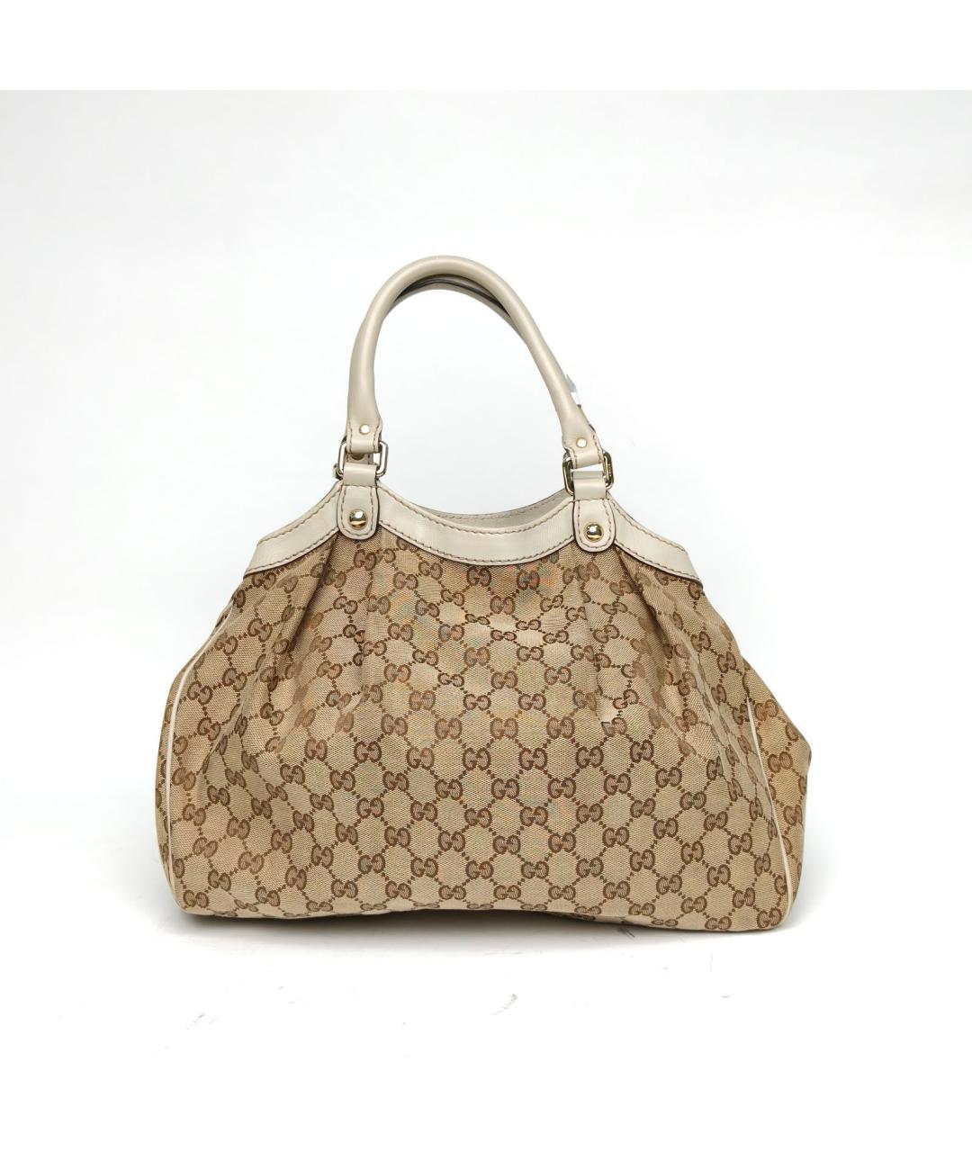 GUCCI Бежевая сумка тоут, фото 7