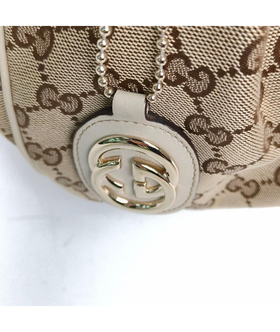 GUCCI Бежевая сумка тоут, фото 4