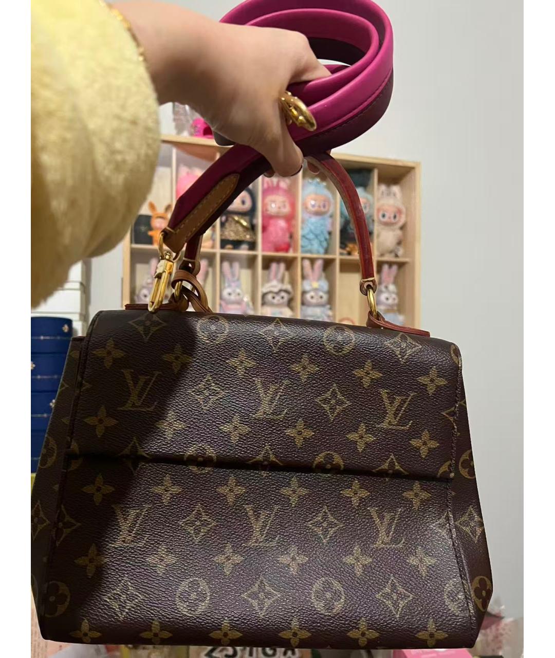 LOUIS VUITTON Коричневая сумка через плечо, фото 8