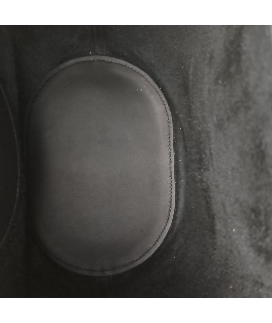 HERMES Черная кожаная сумка с короткими ручками, фото 7