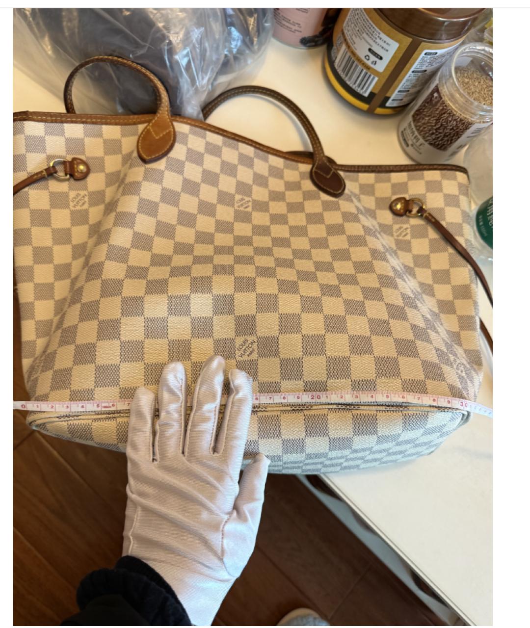 LOUIS VUITTON Бежевая сумка через плечо, фото 8