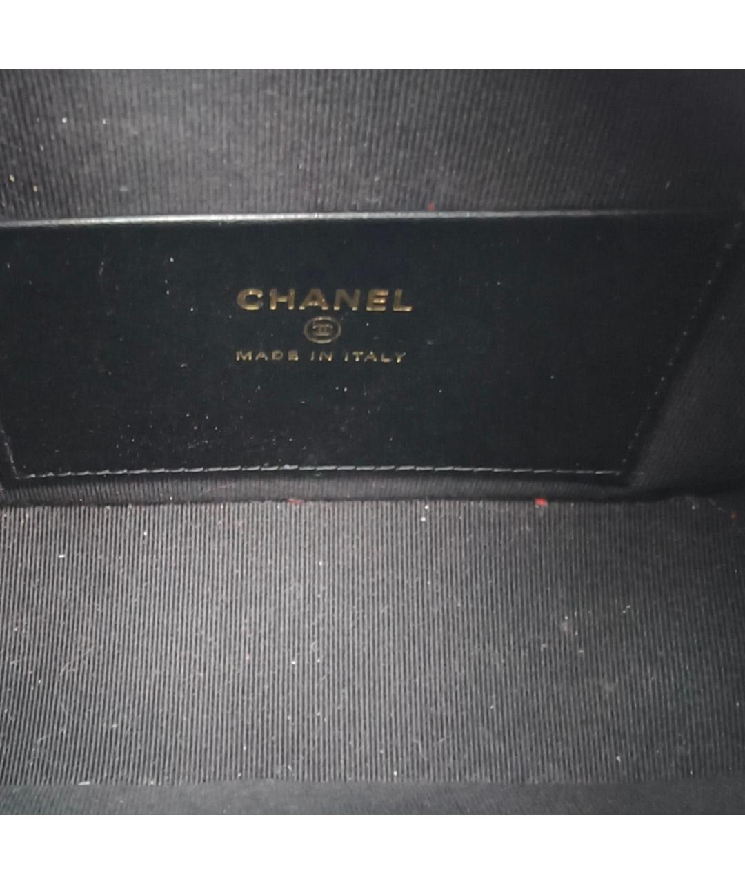 CHANEL Черная кожаная сумка через плечо, фото 7