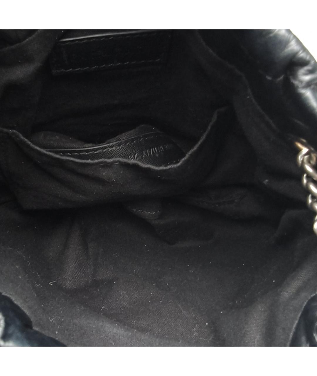 BALENCIAGA Черная кожаная сумка через плечо, фото 8