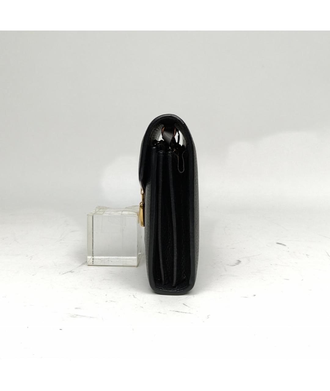 GUCCI Черная кожаная сумка через плечо, фото 3