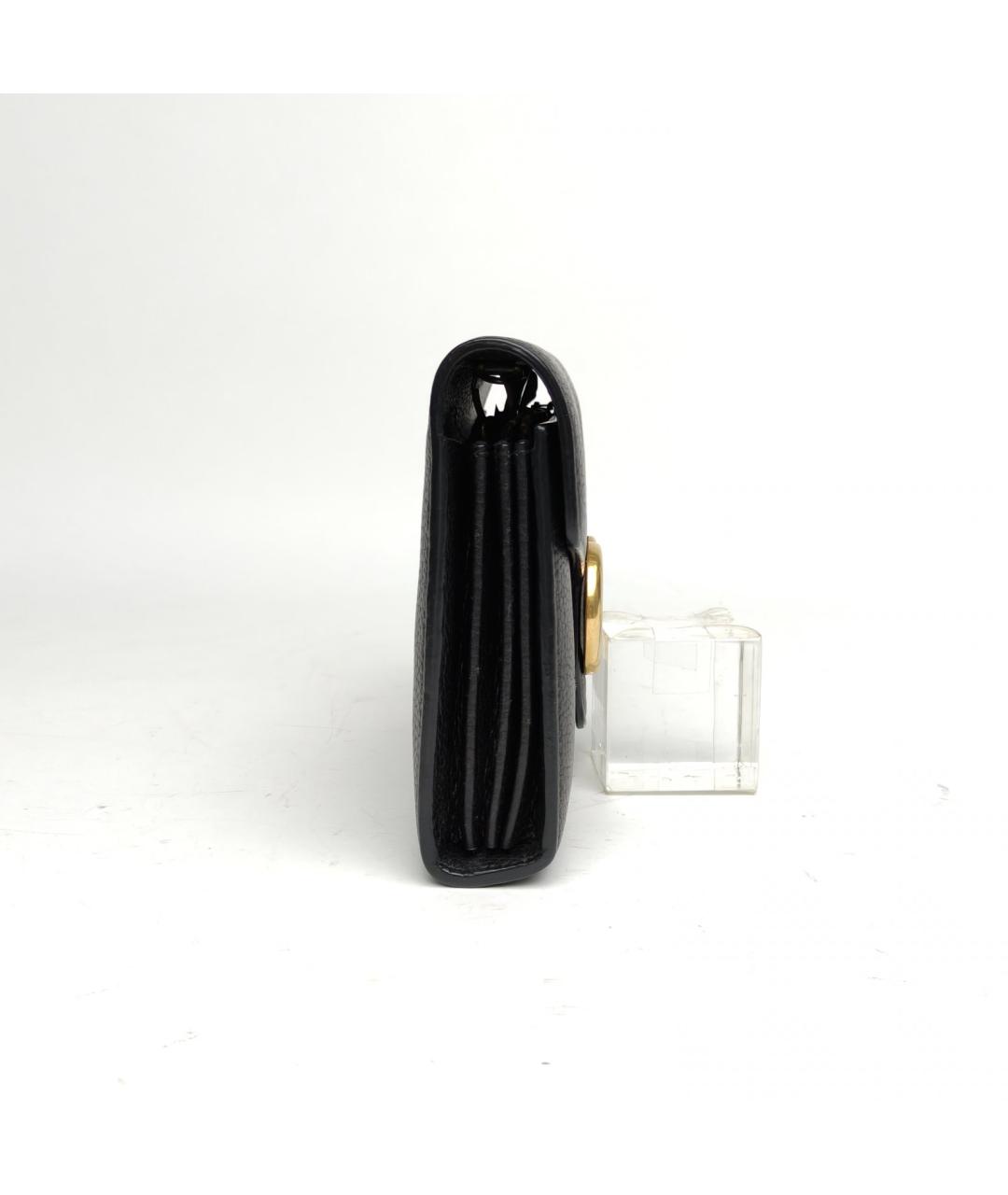 GUCCI Черная кожаная сумка через плечо, фото 5