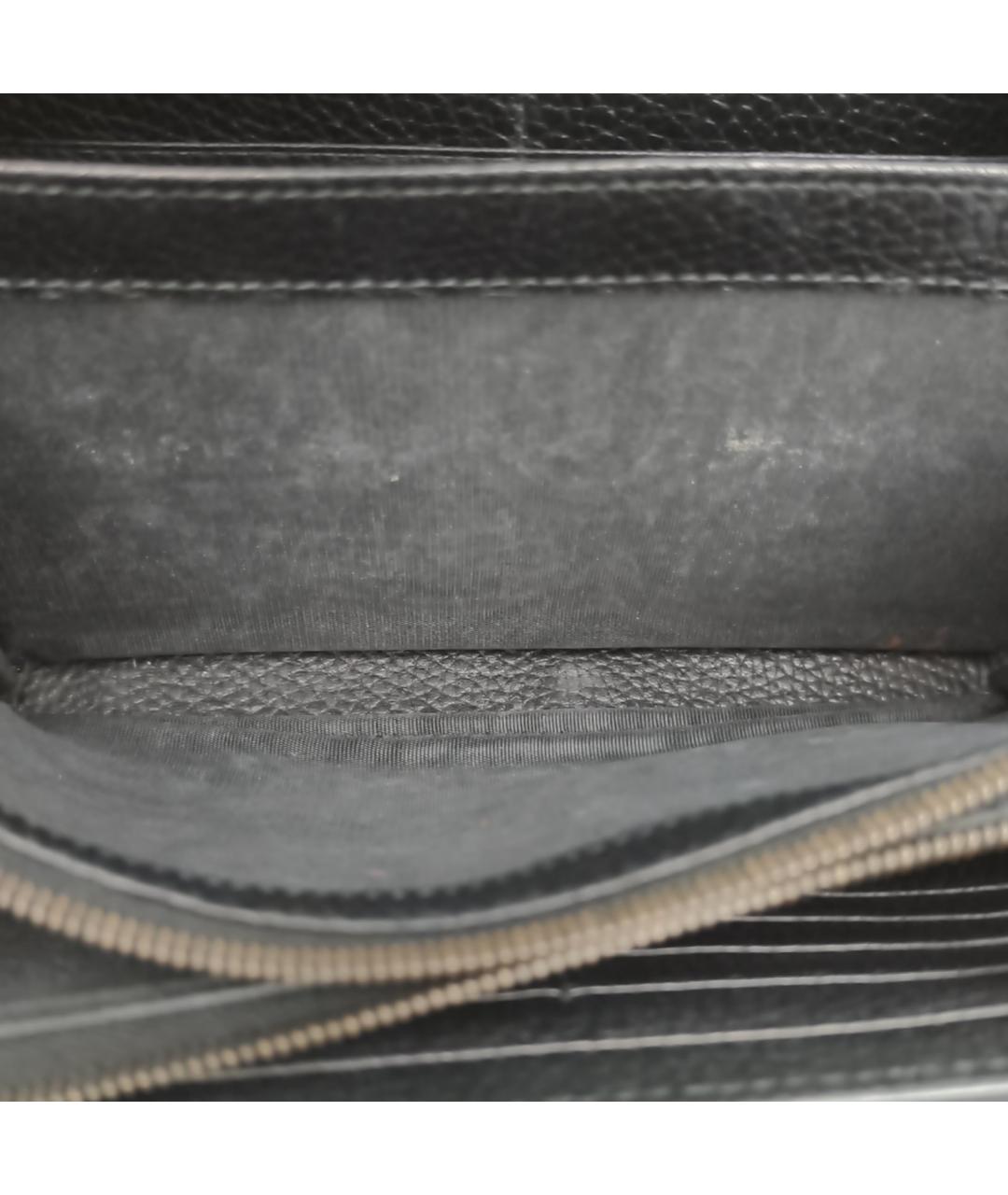 GUCCI Черная кожаная сумка через плечо, фото 8
