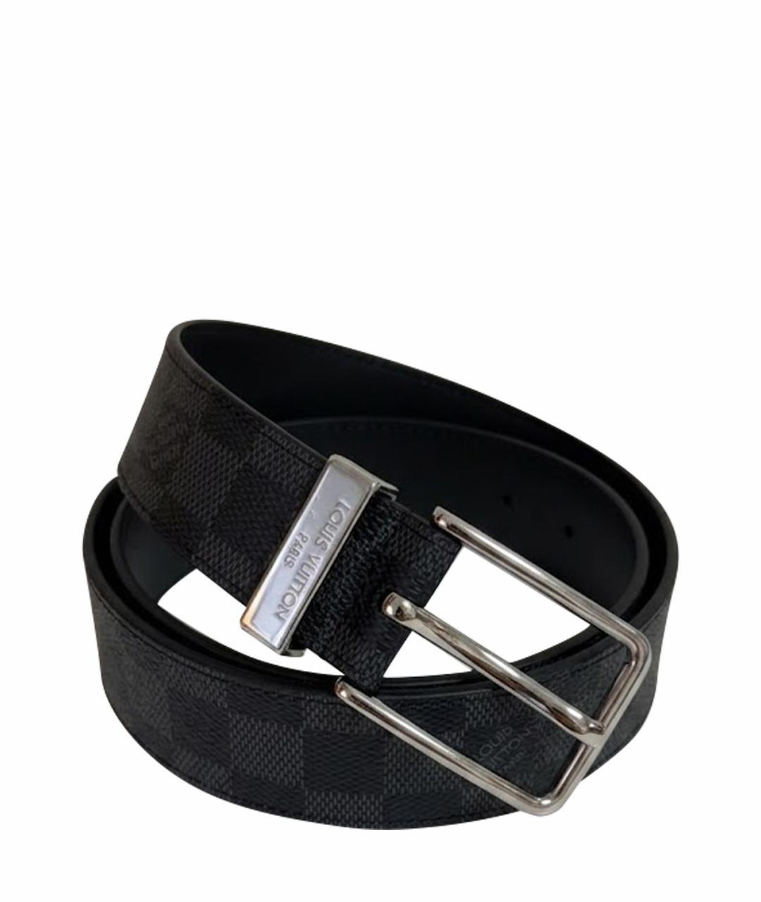 LOUIS VUITTON Черный ремень, фото 1