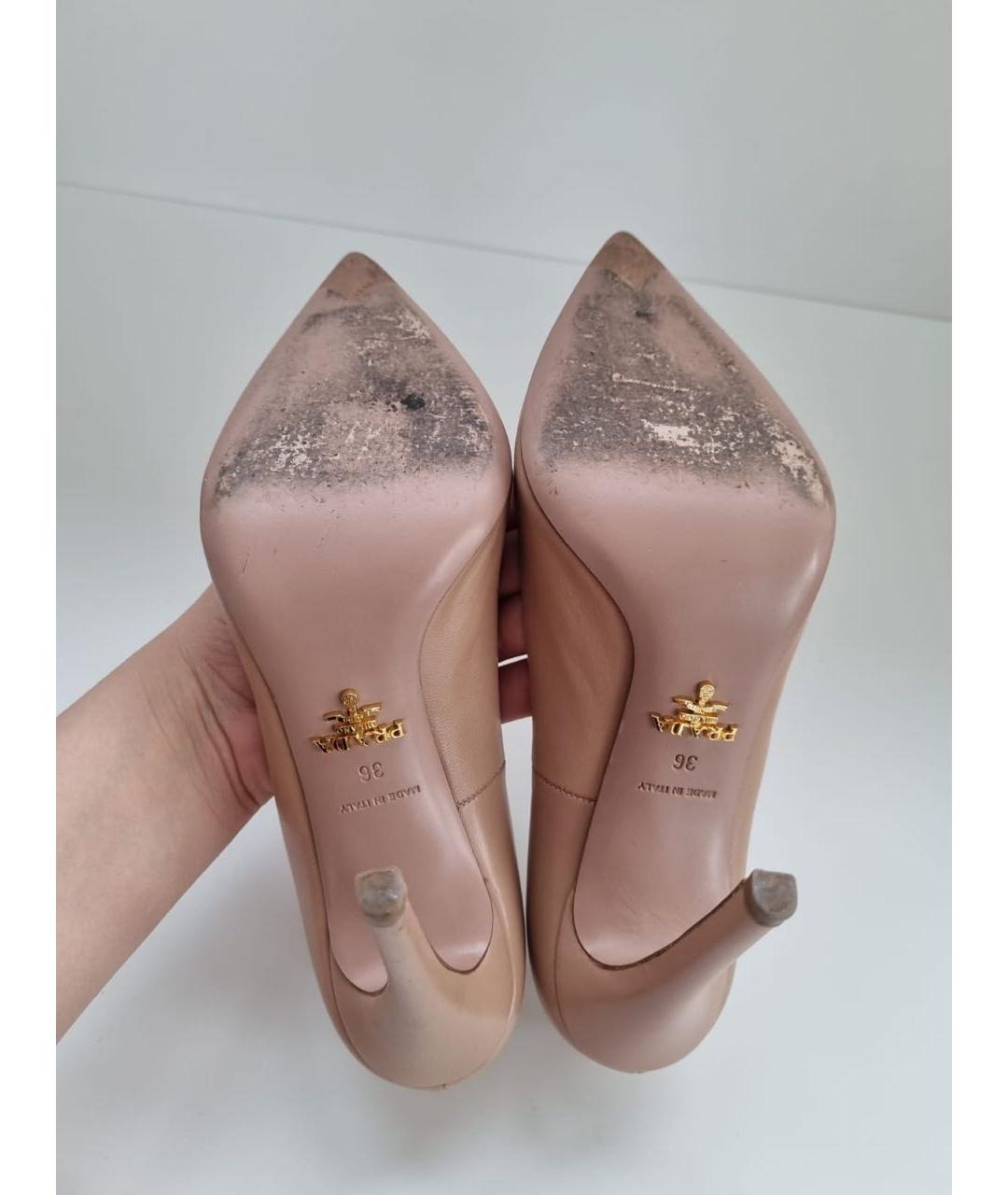 PRADA Кожаные туфли, фото 5