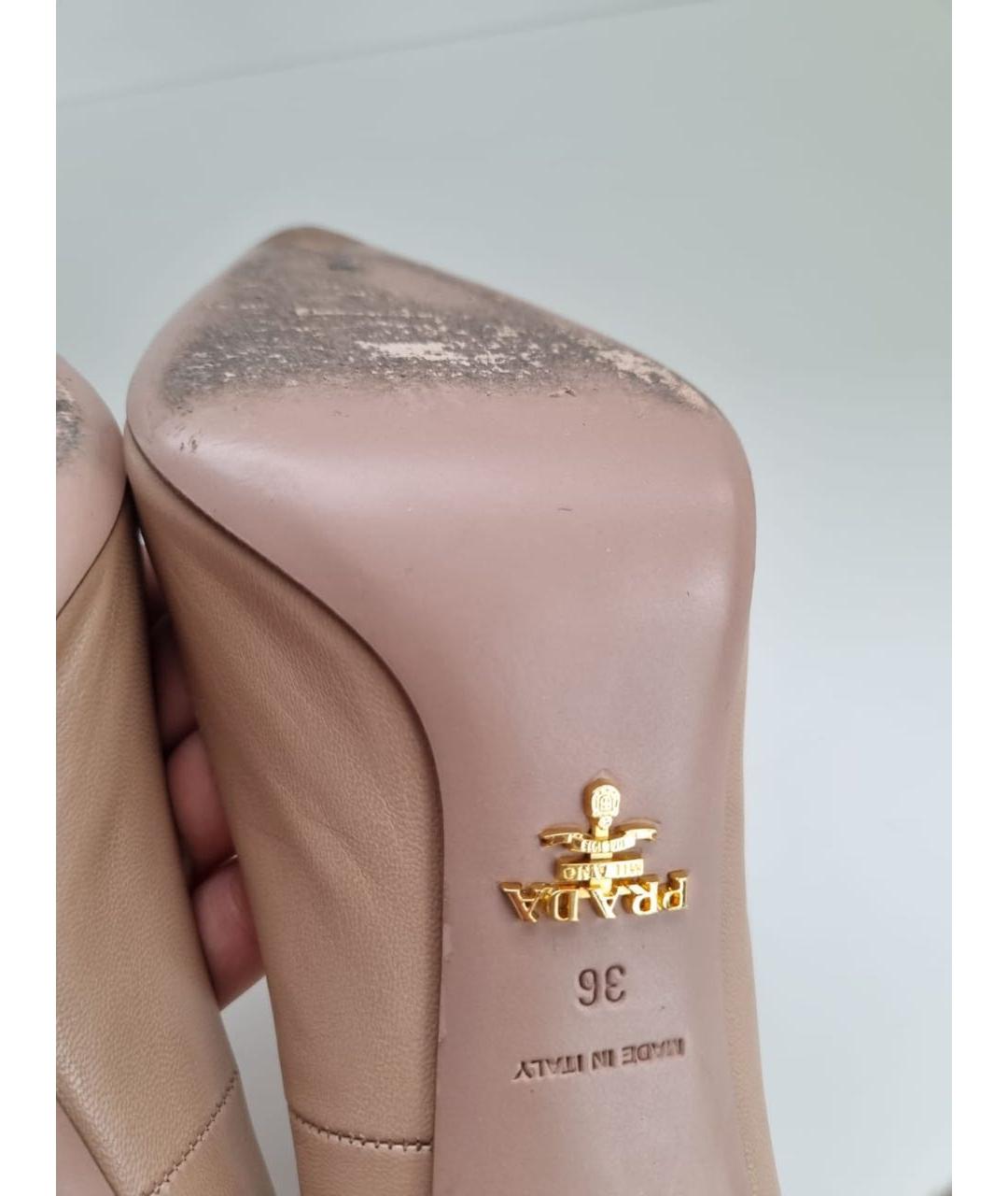 PRADA Кожаные туфли, фото 6