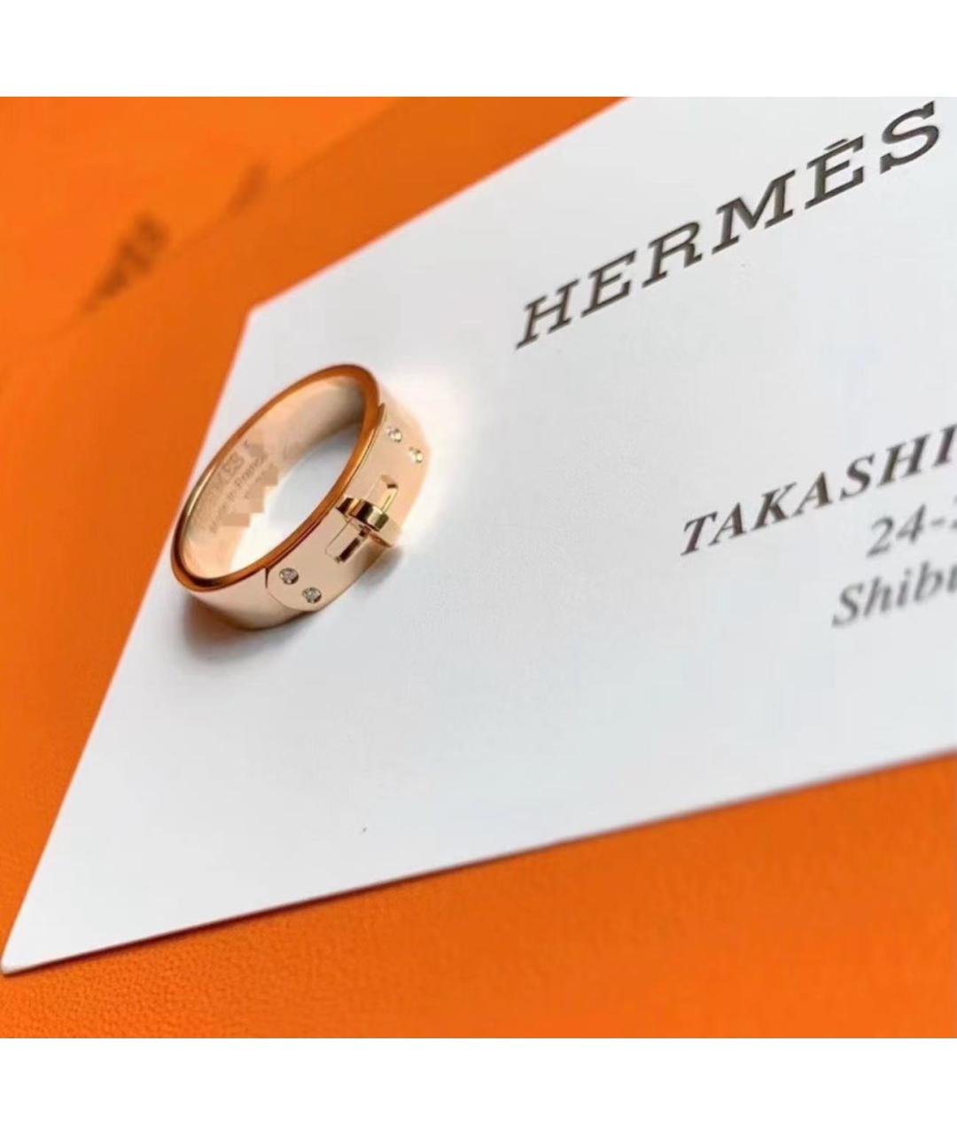 HERMES Золотое кольцо, фото 5