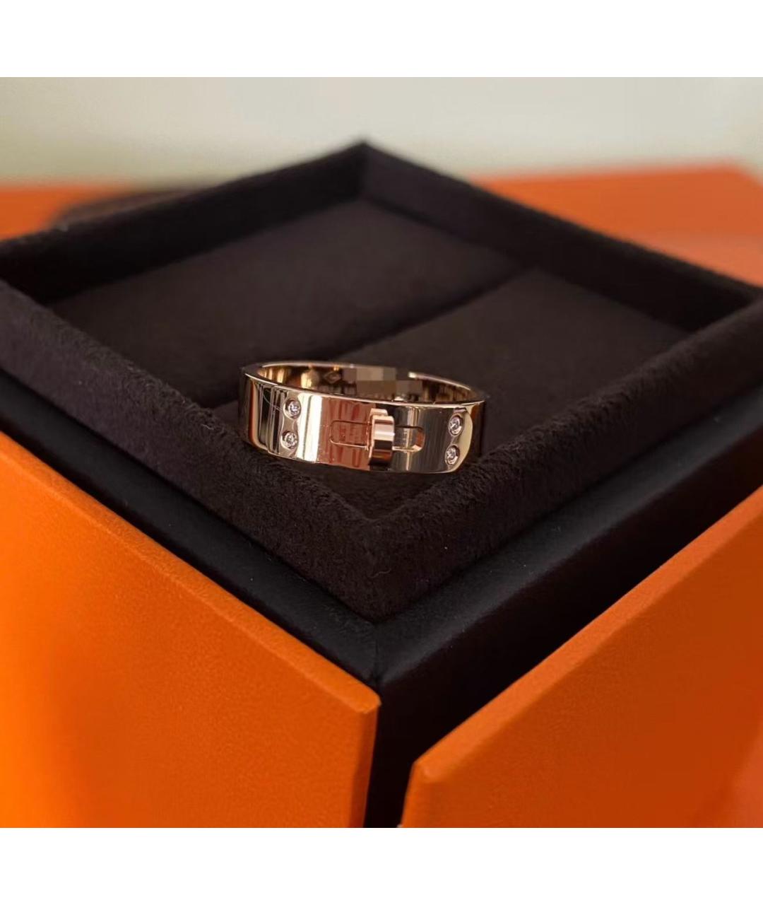 HERMES Золотое кольцо, фото 2