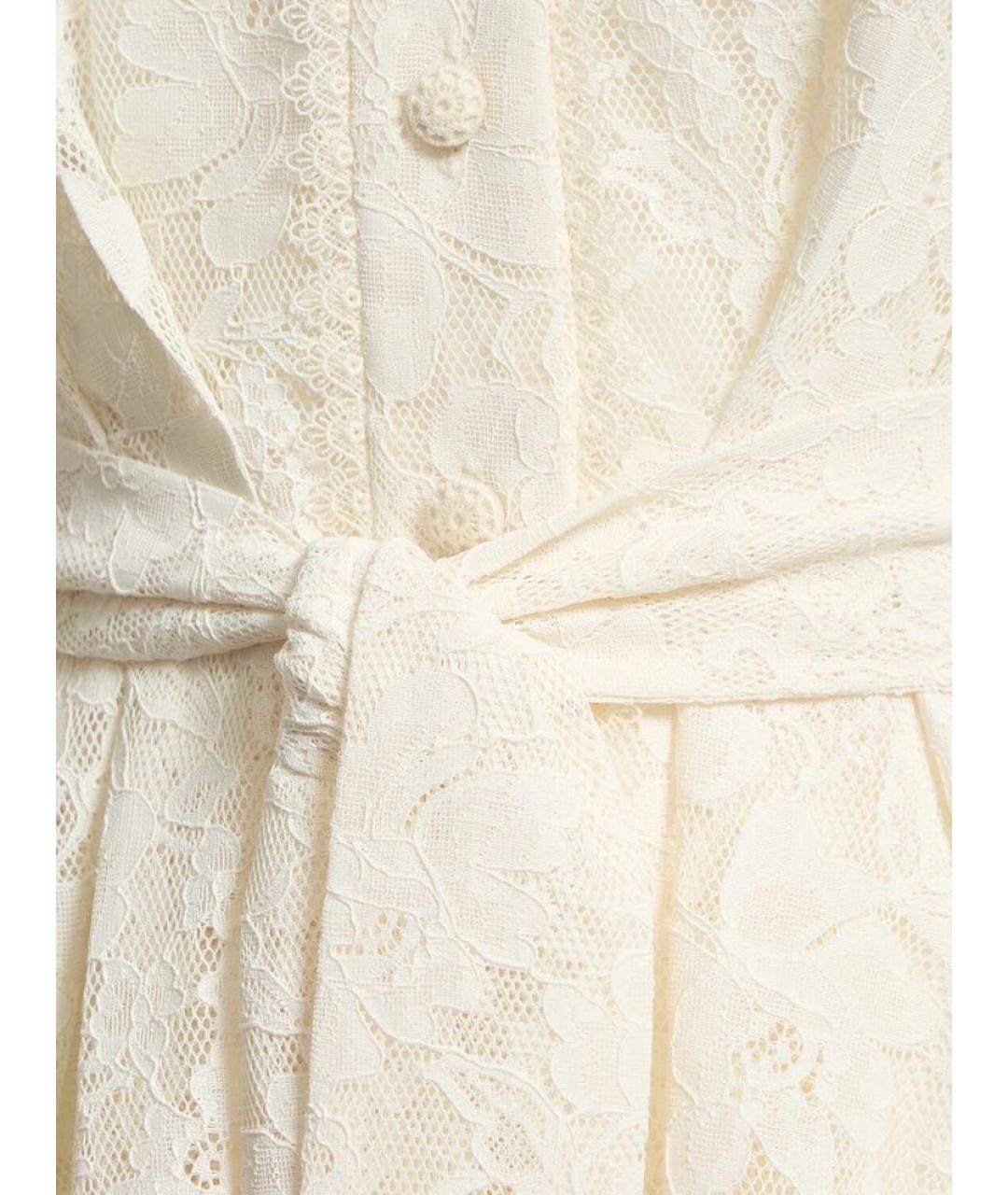 ZIMMERMANN Белое полиэстеровое повседневное платье, фото 4