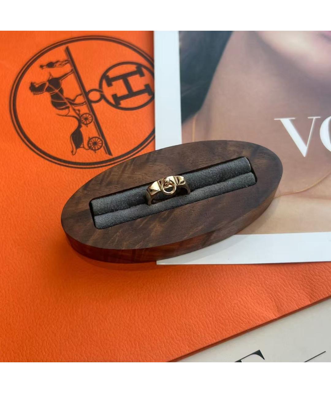 HERMES Золотое кольцо, фото 2