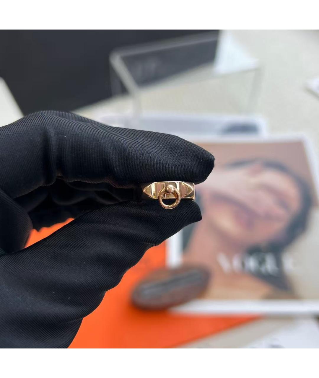 HERMES Золотое кольцо, фото 3