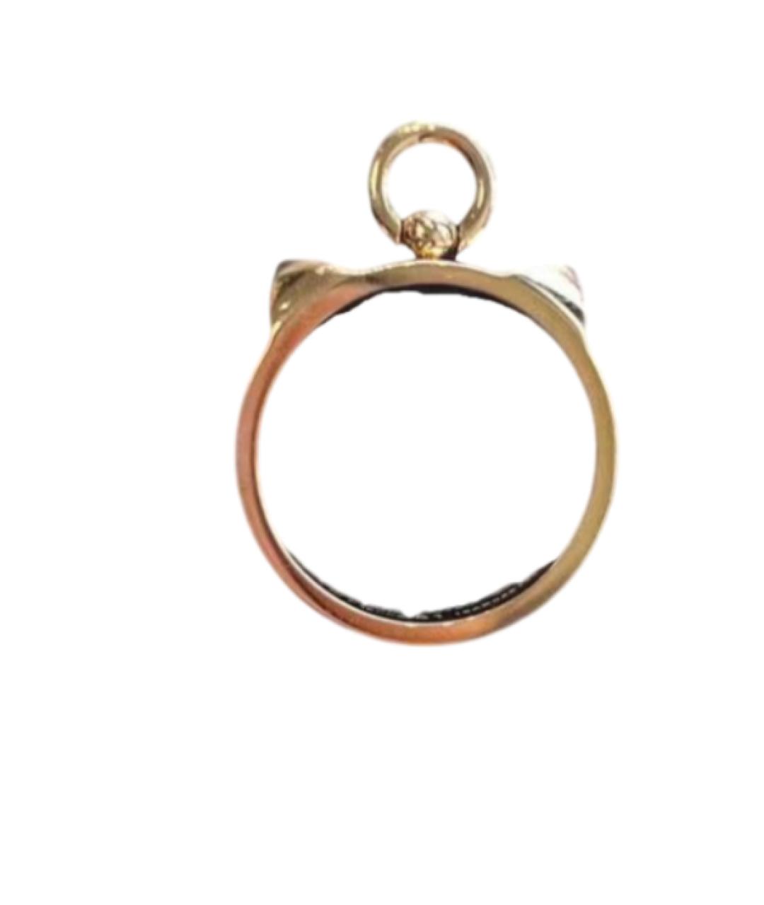 HERMES Золотое кольцо, фото 5