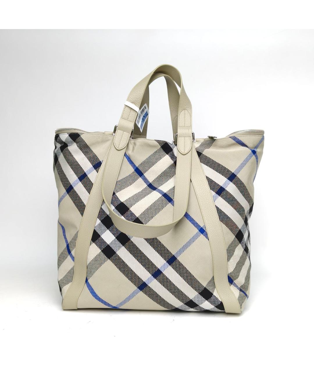 BURBERRY Бежевая сумка тоут, фото 4
