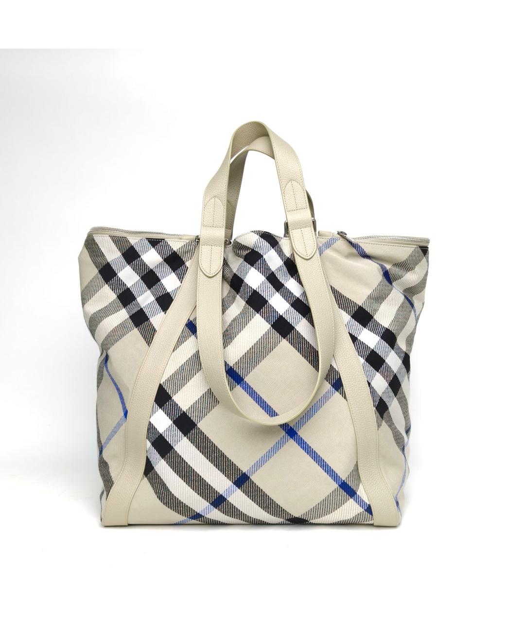 BURBERRY Бежевая сумка тоут, фото 2