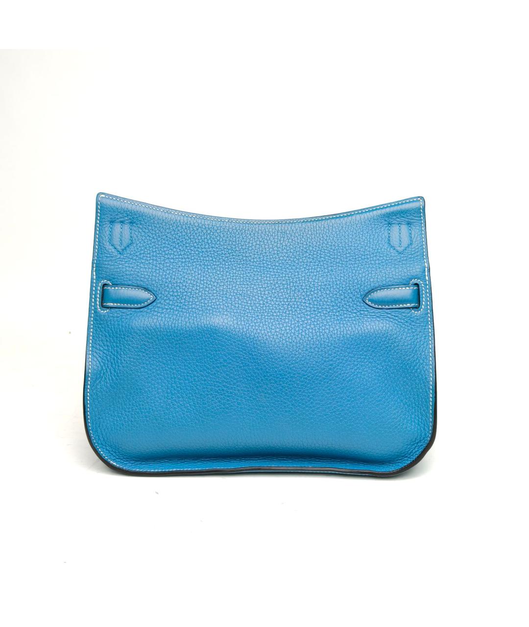 HERMES Голубая кожаная сумка через плечо, фото 4
