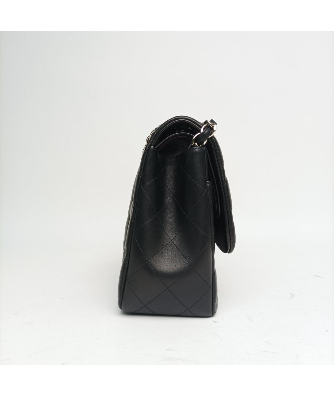 CHANEL Черная кожаная сумка через плечо, фото 5