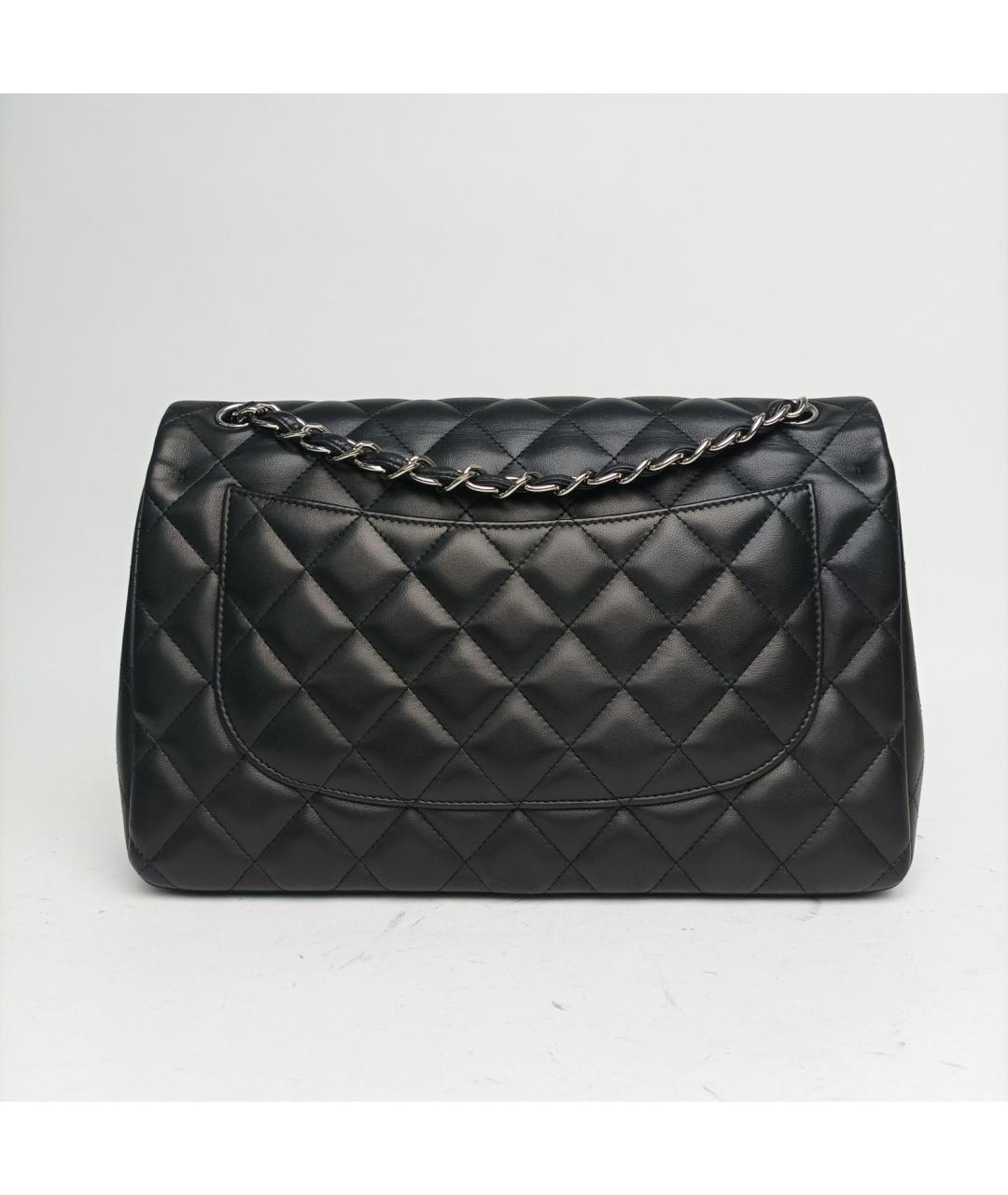 CHANEL Черная кожаная сумка через плечо, фото 4