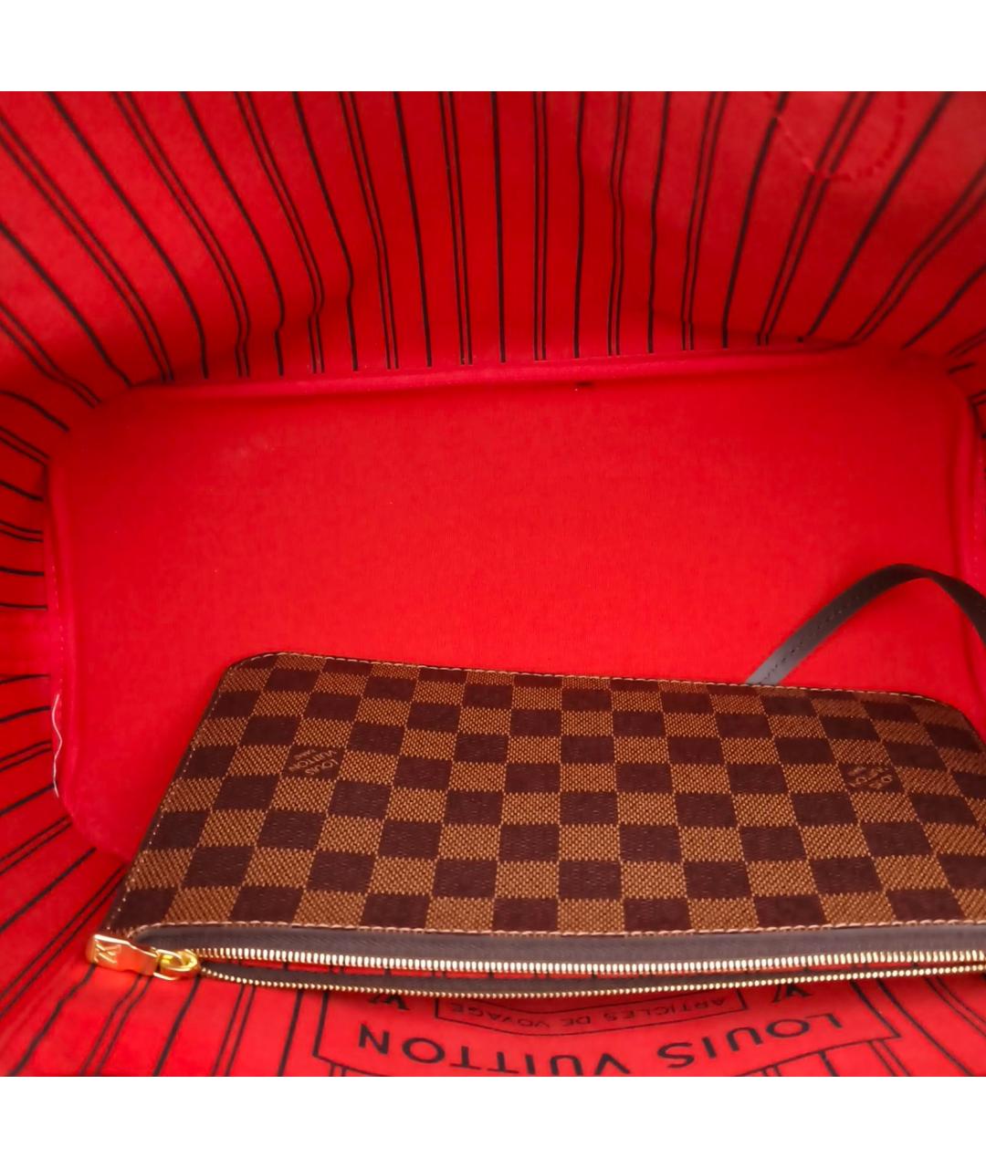 LOUIS VUITTON Коричневая сумка тоут, фото 7