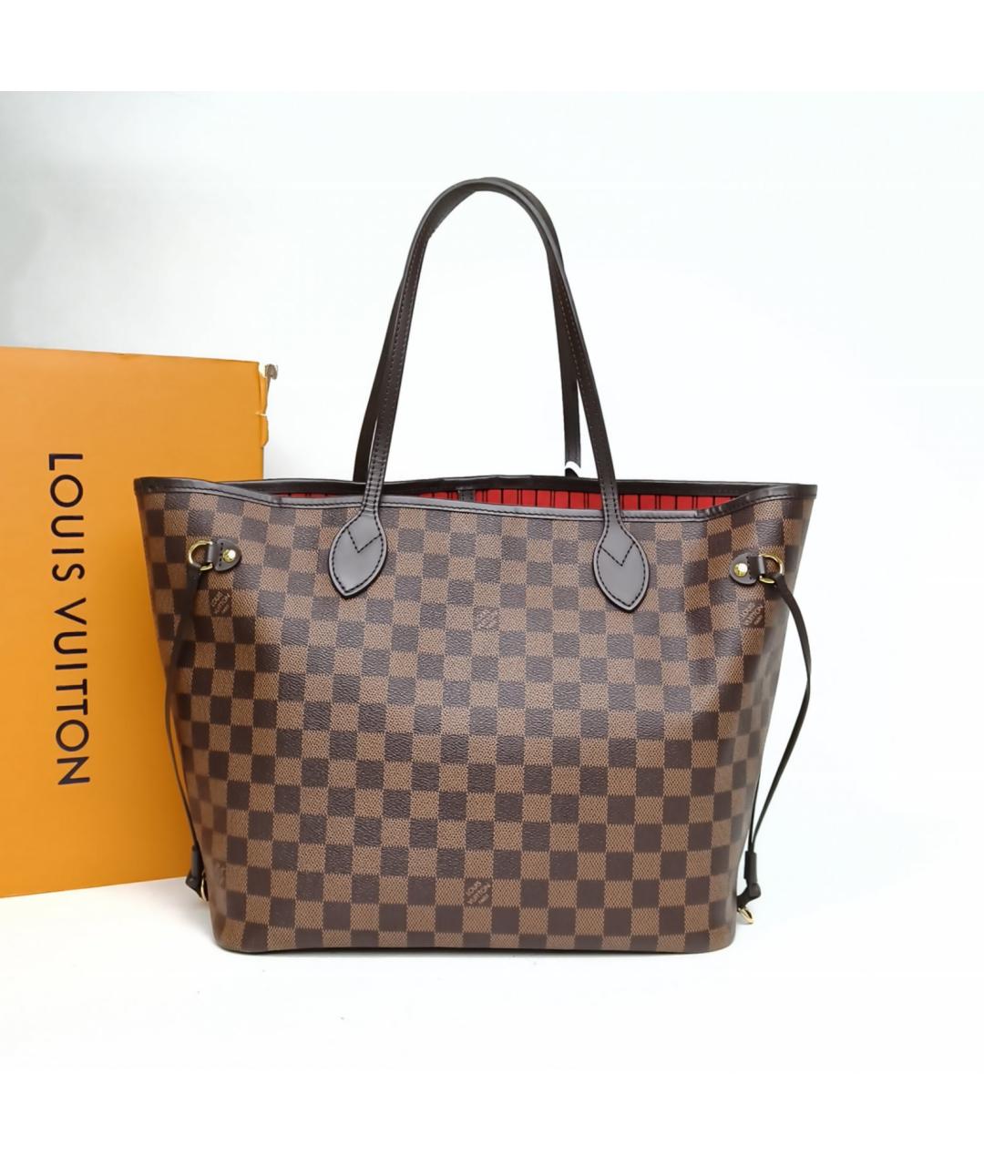 LOUIS VUITTON Коричневая сумка тоут, фото 8