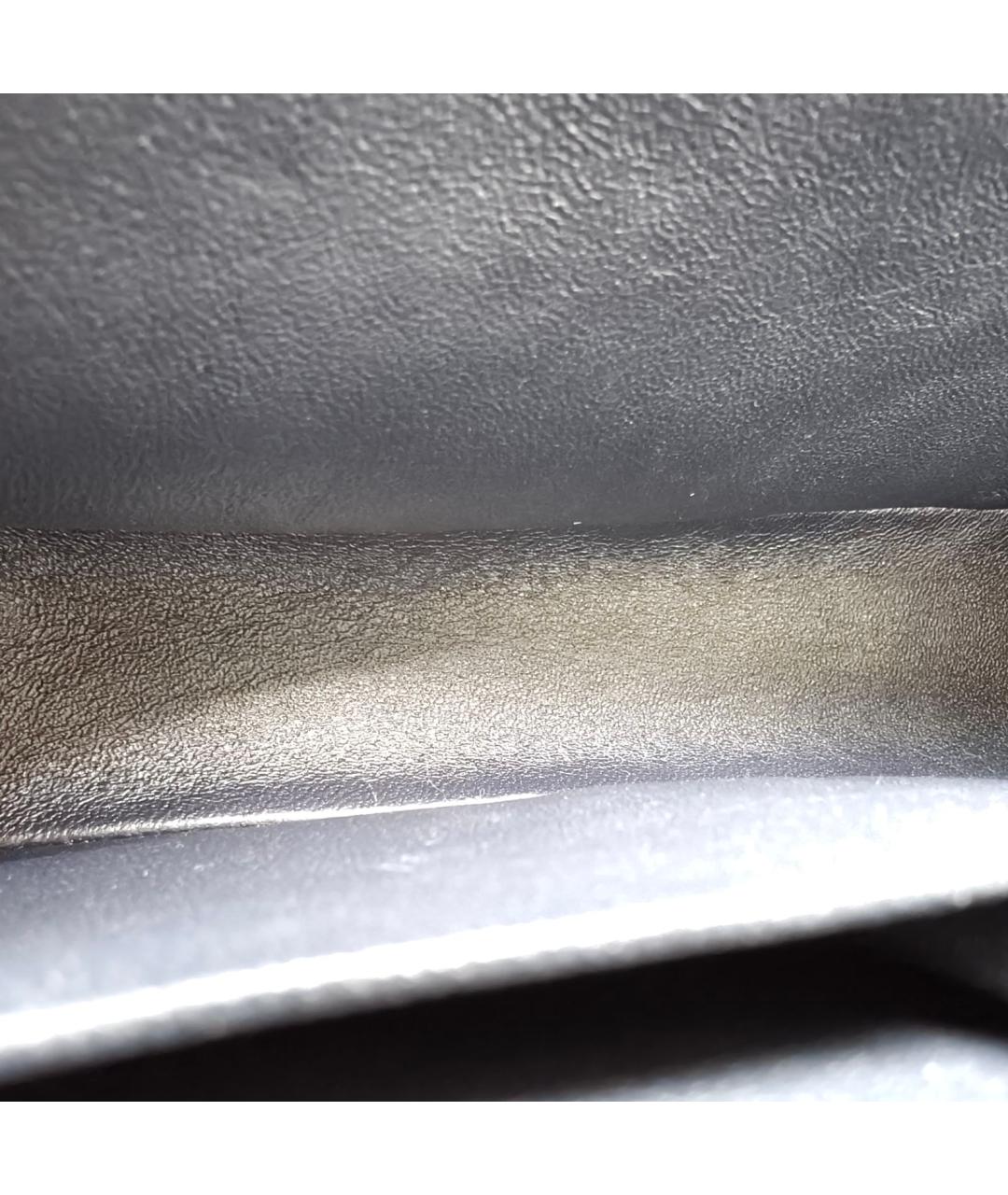 CHANEL Черная кожаная сумка через плечо, фото 7