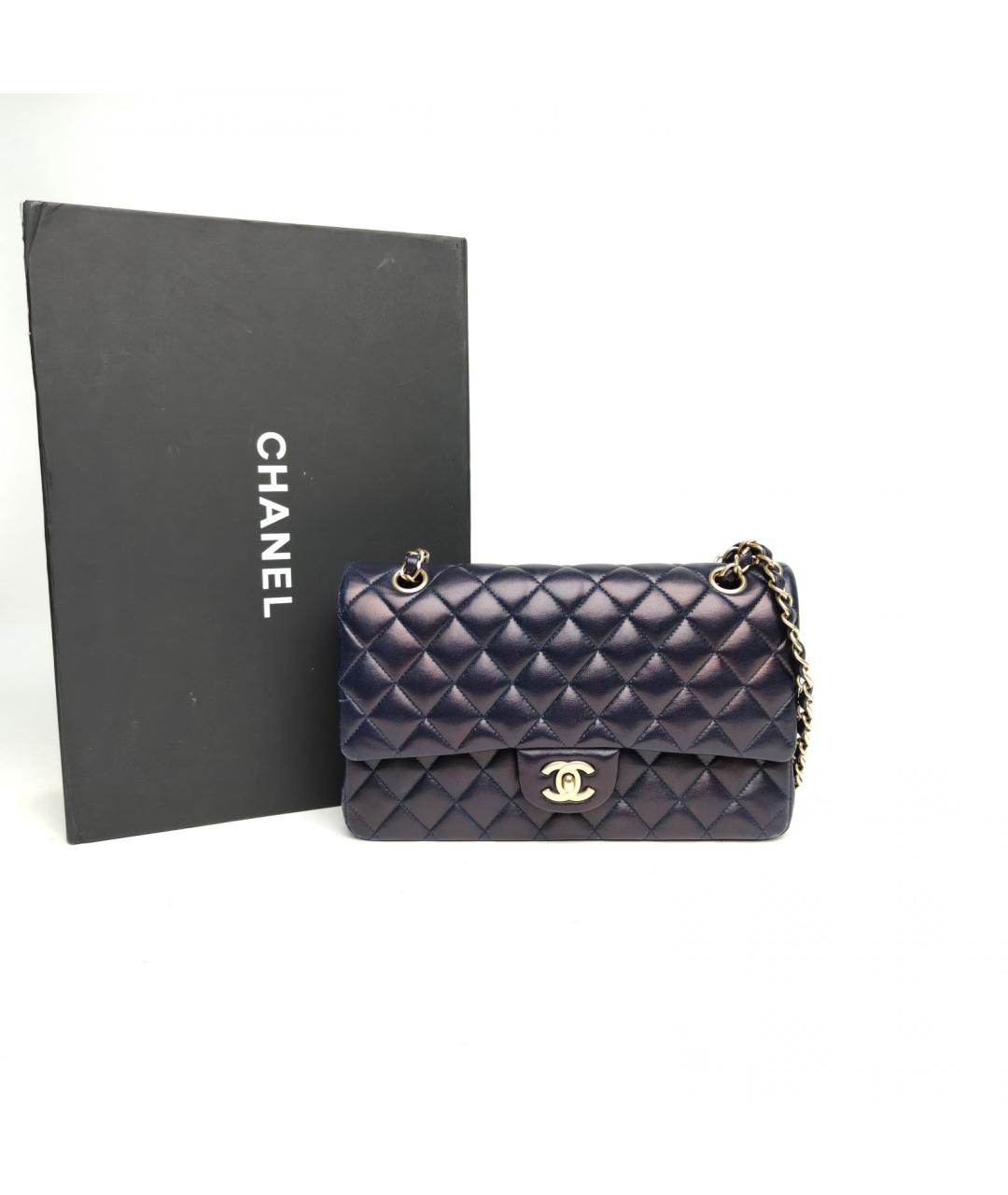 CHANEL Черная кожаная сумка через плечо, фото 8