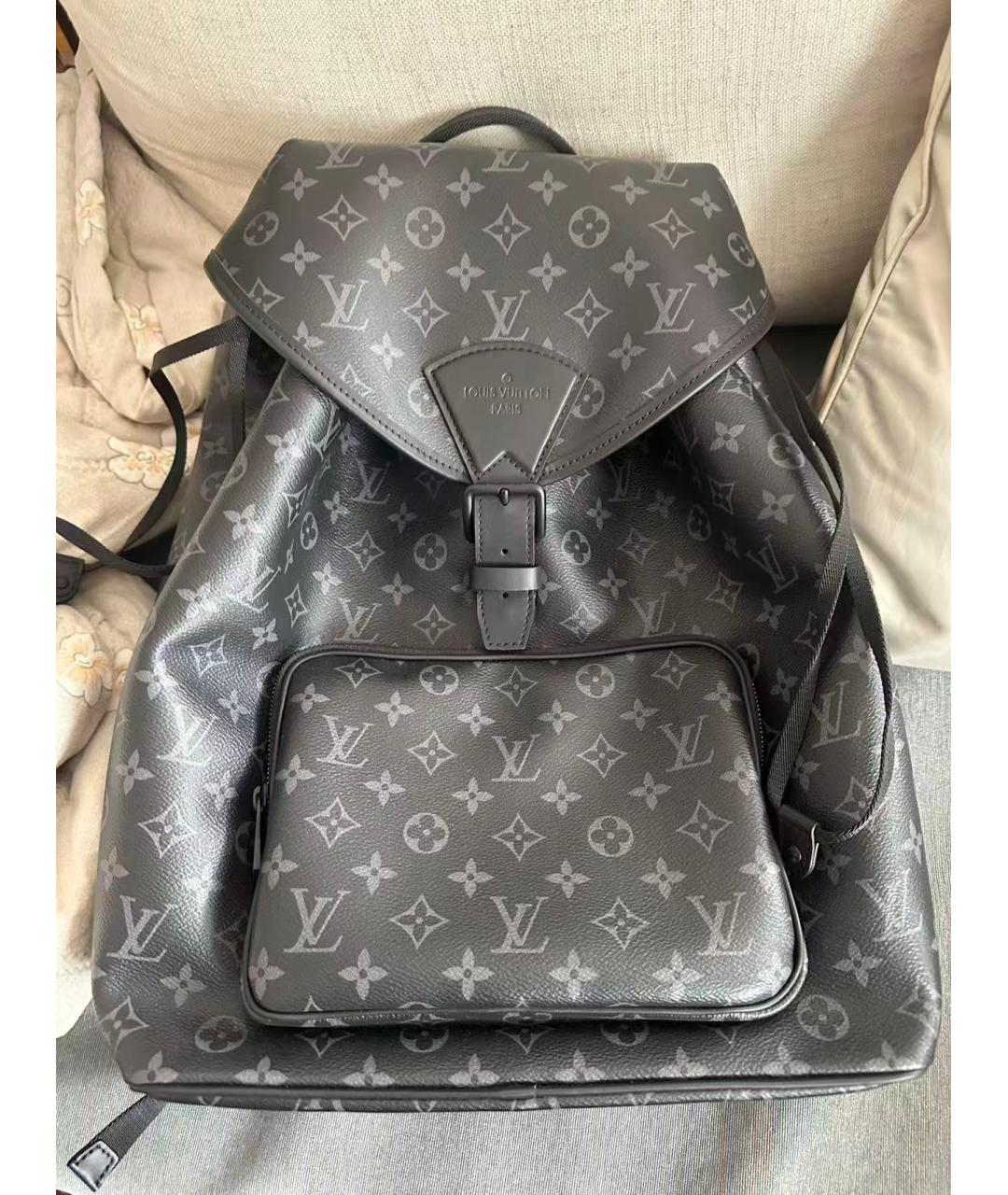 LOUIS VUITTON Черный рюкзак, фото 9