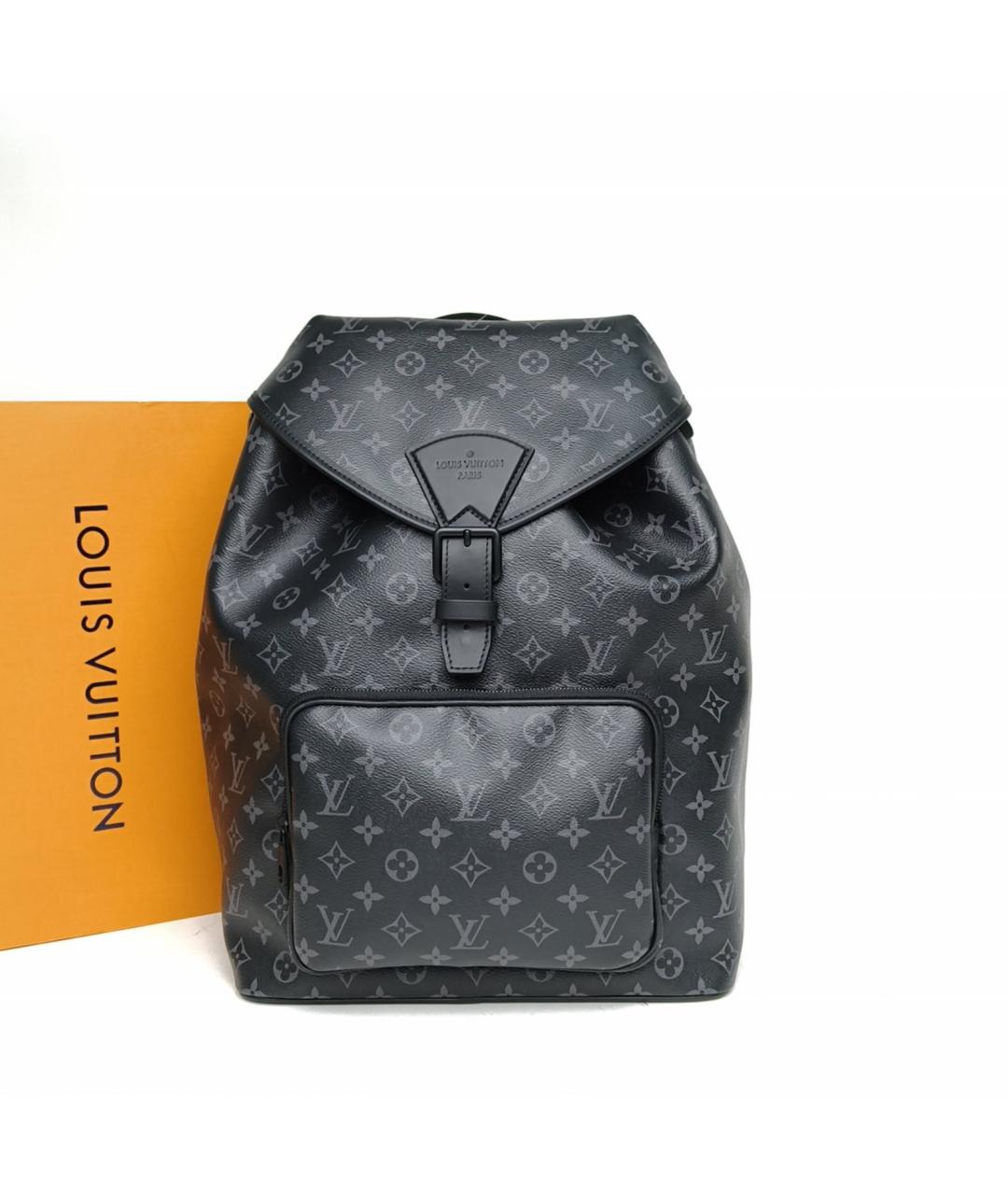 LOUIS VUITTON Черный рюкзак, фото 8