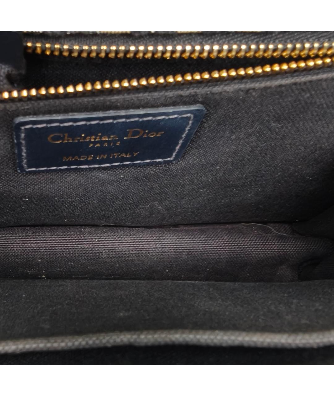 CHRISTIAN DIOR Синяя сумка через плечо, фото 8