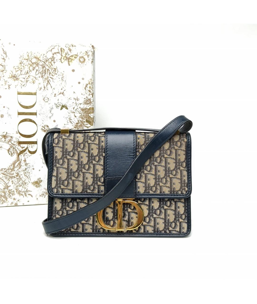 CHRISTIAN DIOR Синяя сумка через плечо, фото 9