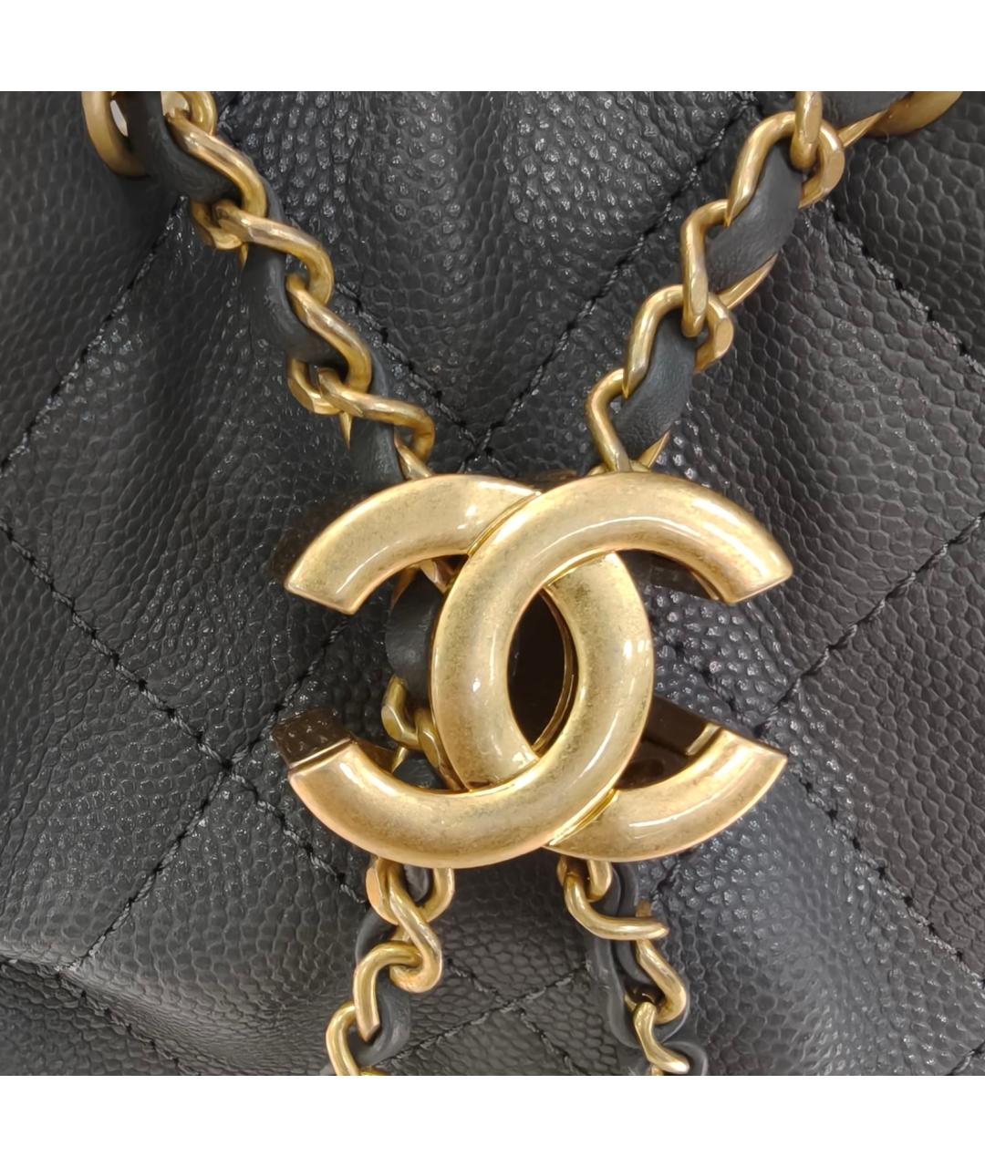 CHANEL Серая кожаная сумка через плечо, фото 2