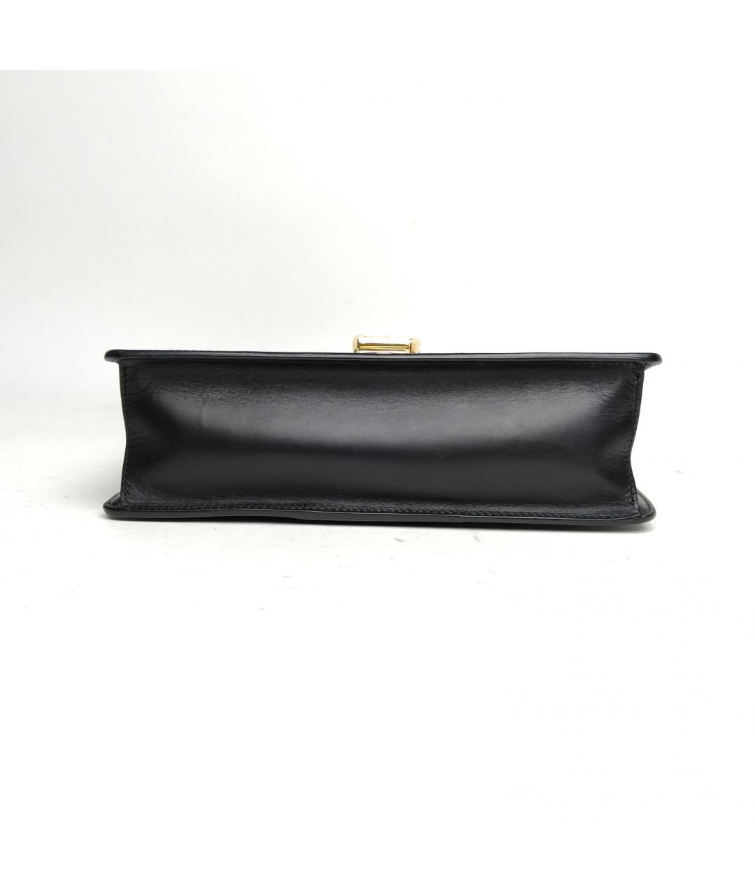 GUCCI Черная кожаная сумка через плечо, фото 6