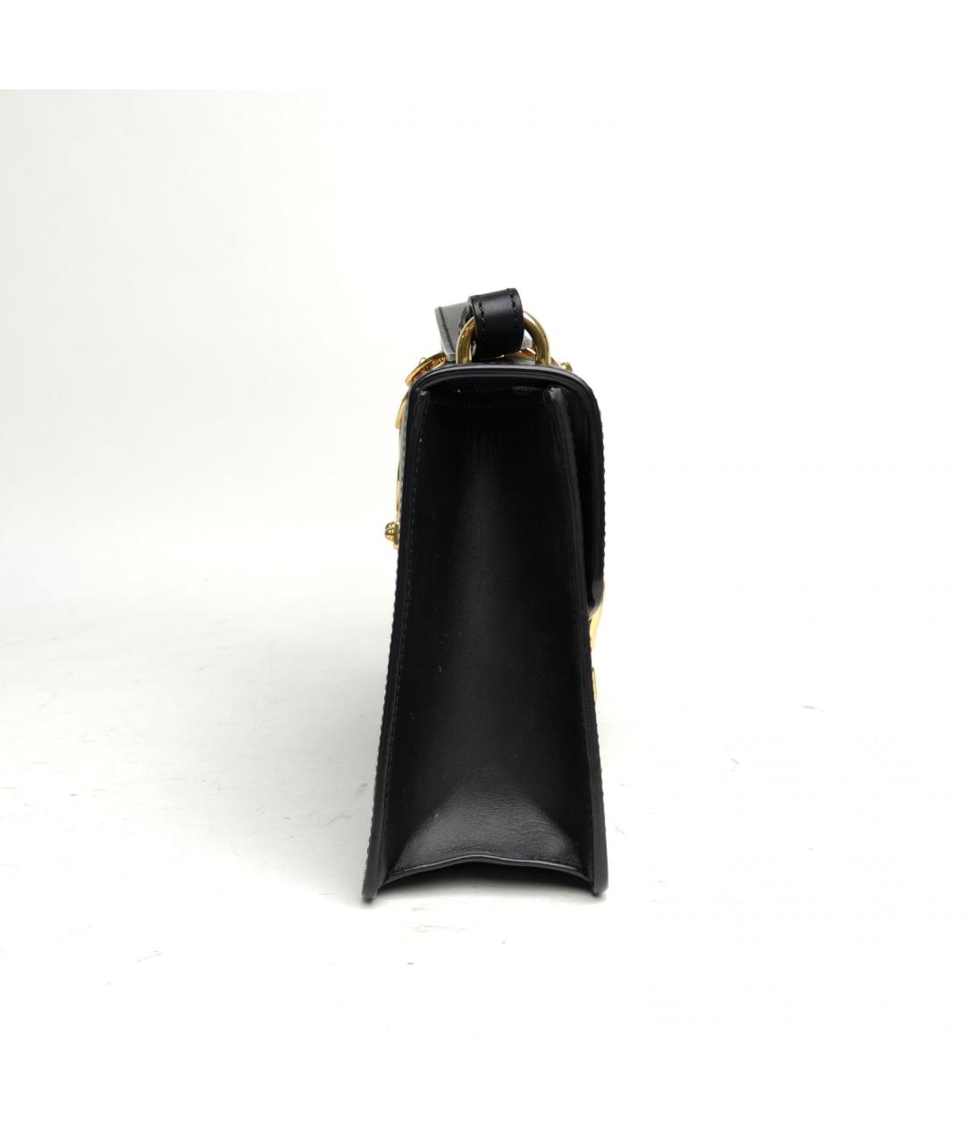 GUCCI Черная кожаная сумка через плечо, фото 5