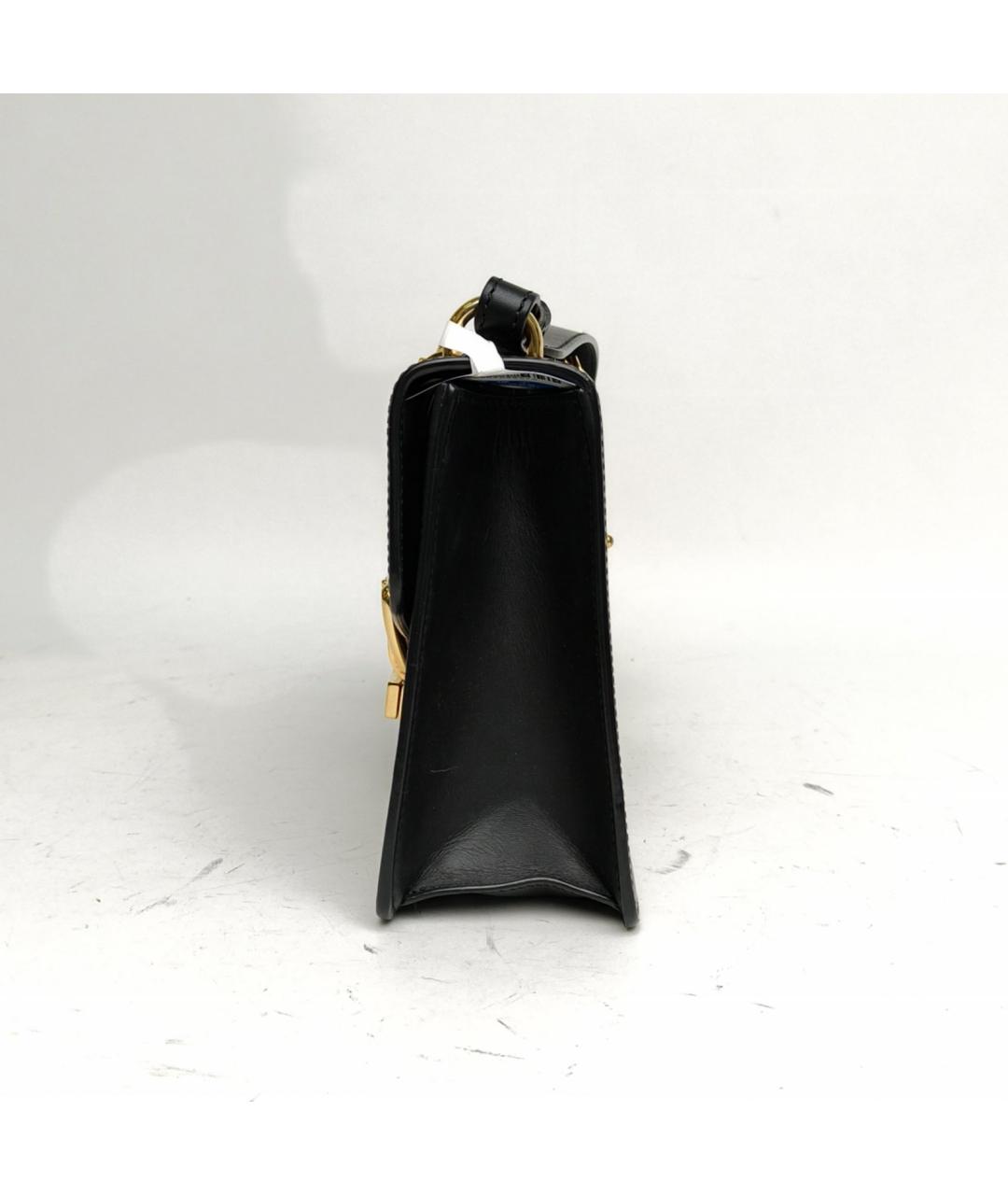 GUCCI Черная кожаная сумка через плечо, фото 3