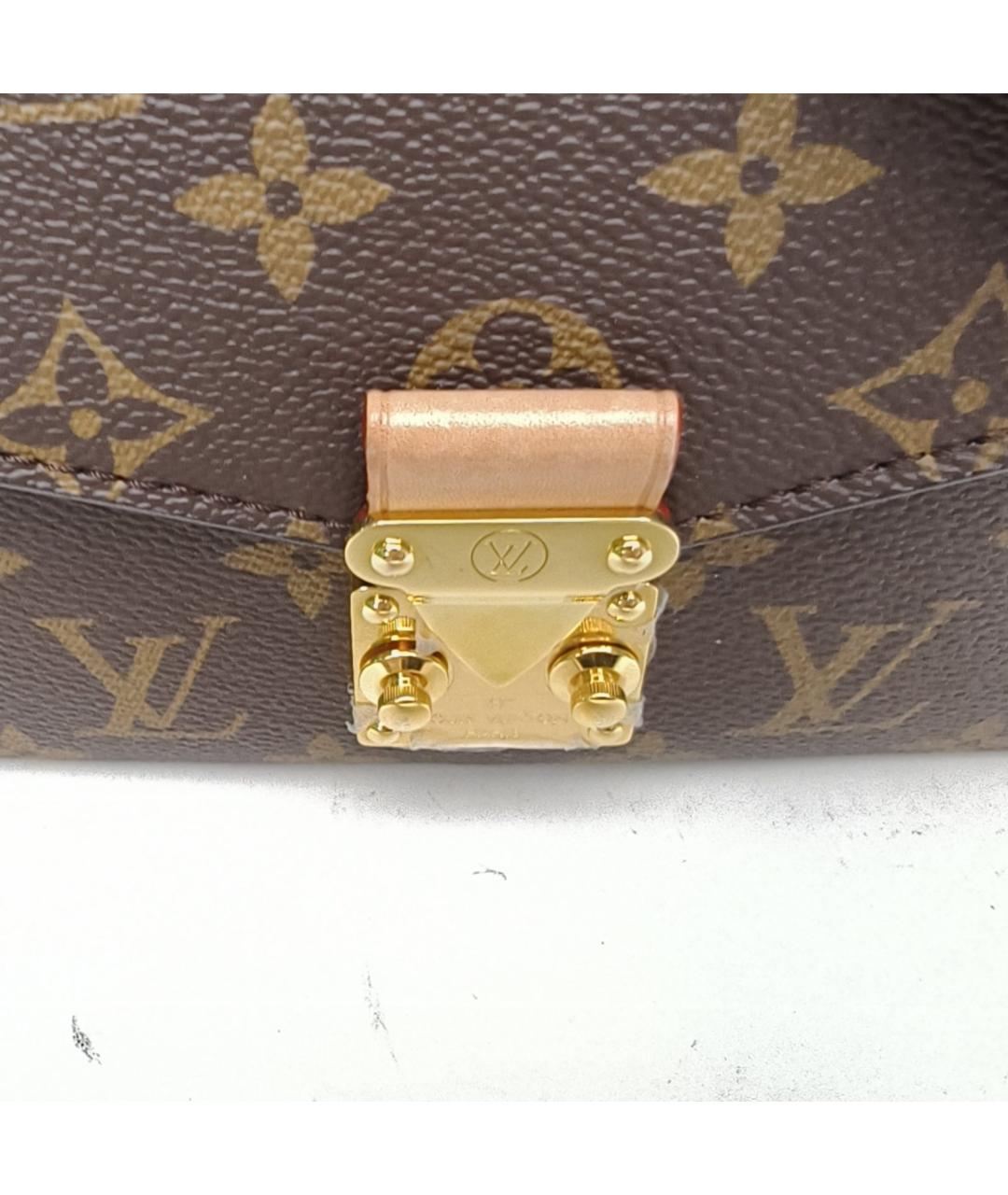 LOUIS VUITTON Коричневая сумка с короткими ручками, фото 7