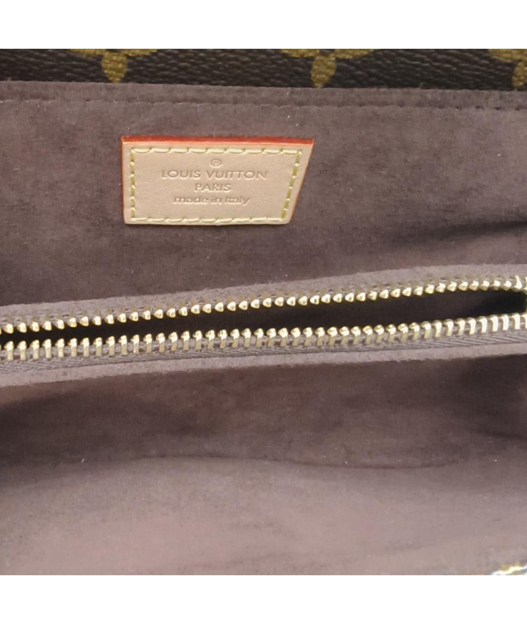 LOUIS VUITTON Коричневая сумка с короткими ручками, фото 6