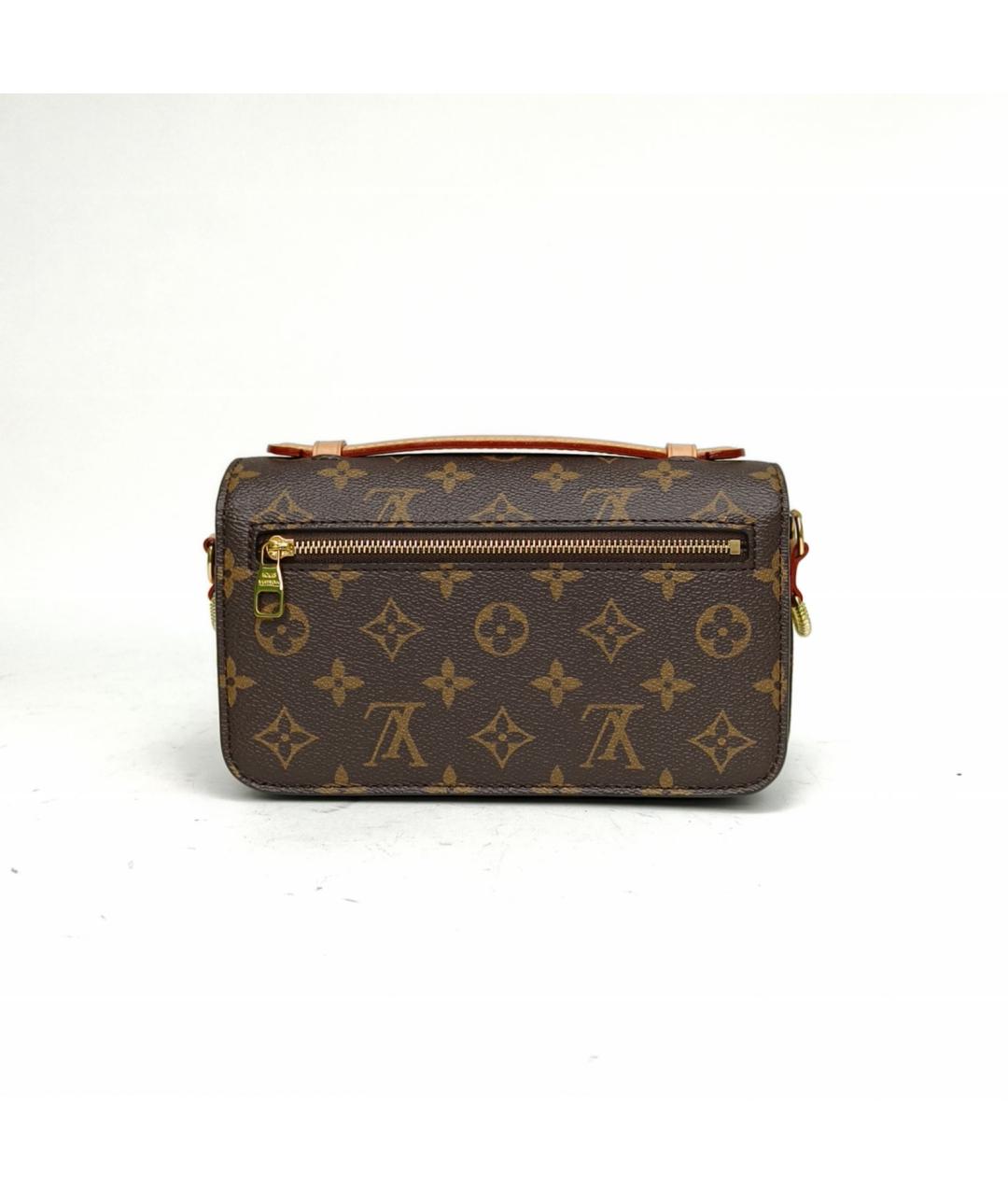 LOUIS VUITTON Коричневая сумка с короткими ручками, фото 4