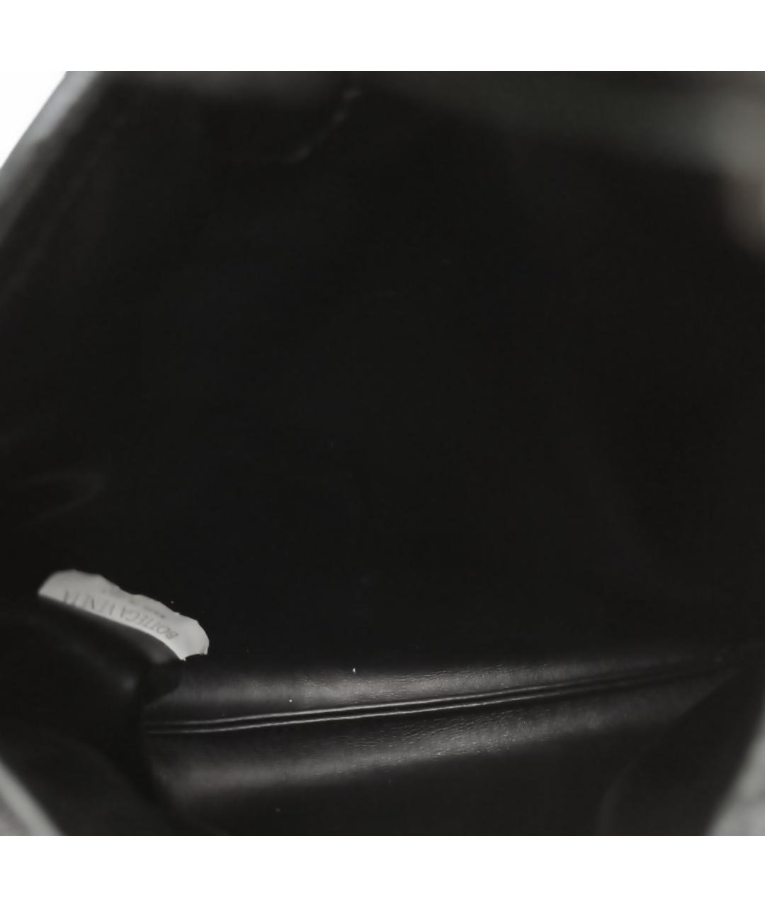 BOTTEGA VENETA Черная кожаная сумка тоут, фото 6