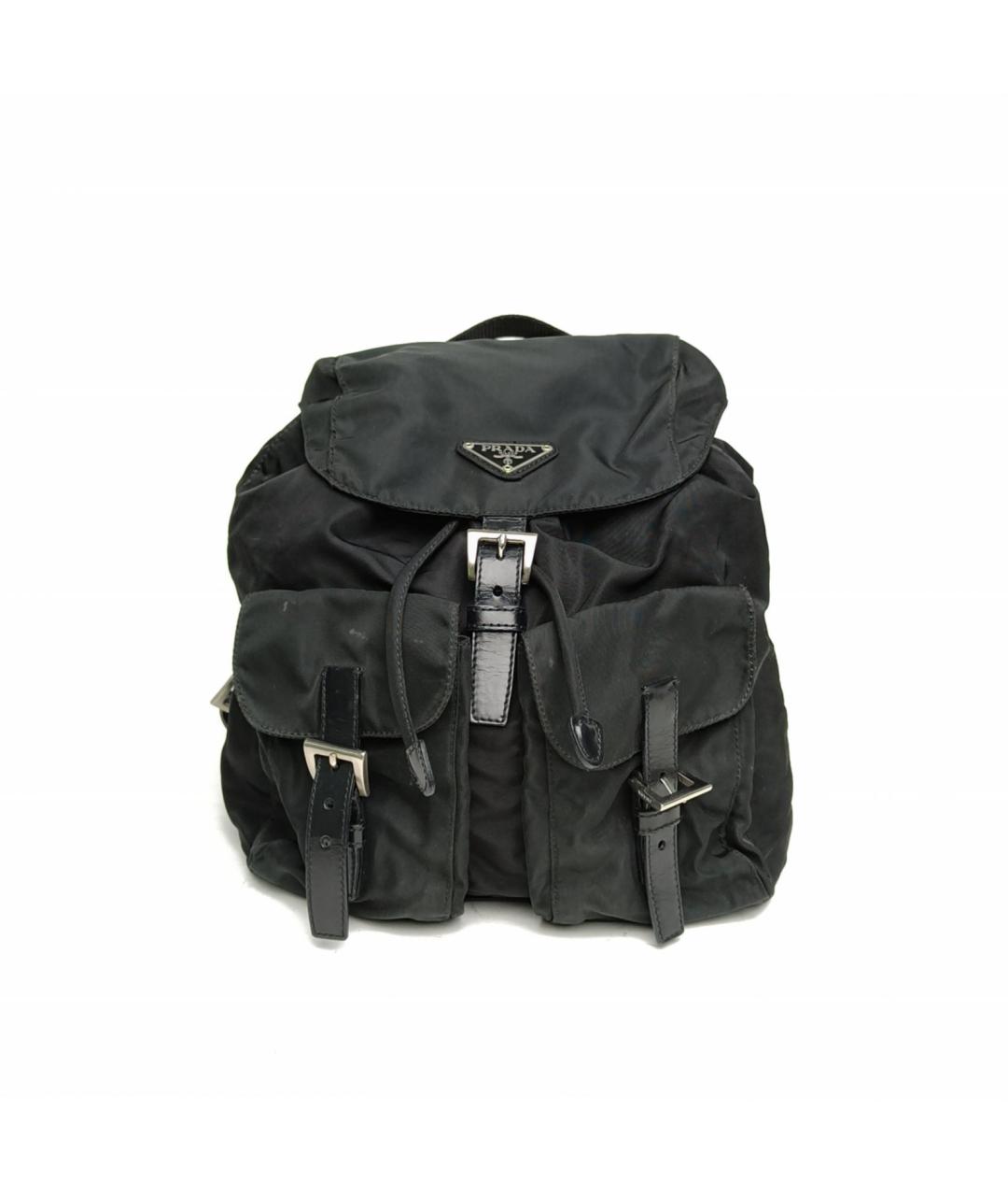PRADA Черный тканевый рюкзак, фото 2
