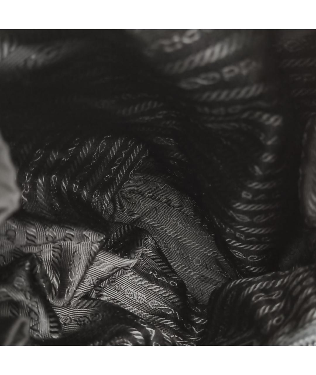 PRADA Черный тканевый рюкзак, фото 8