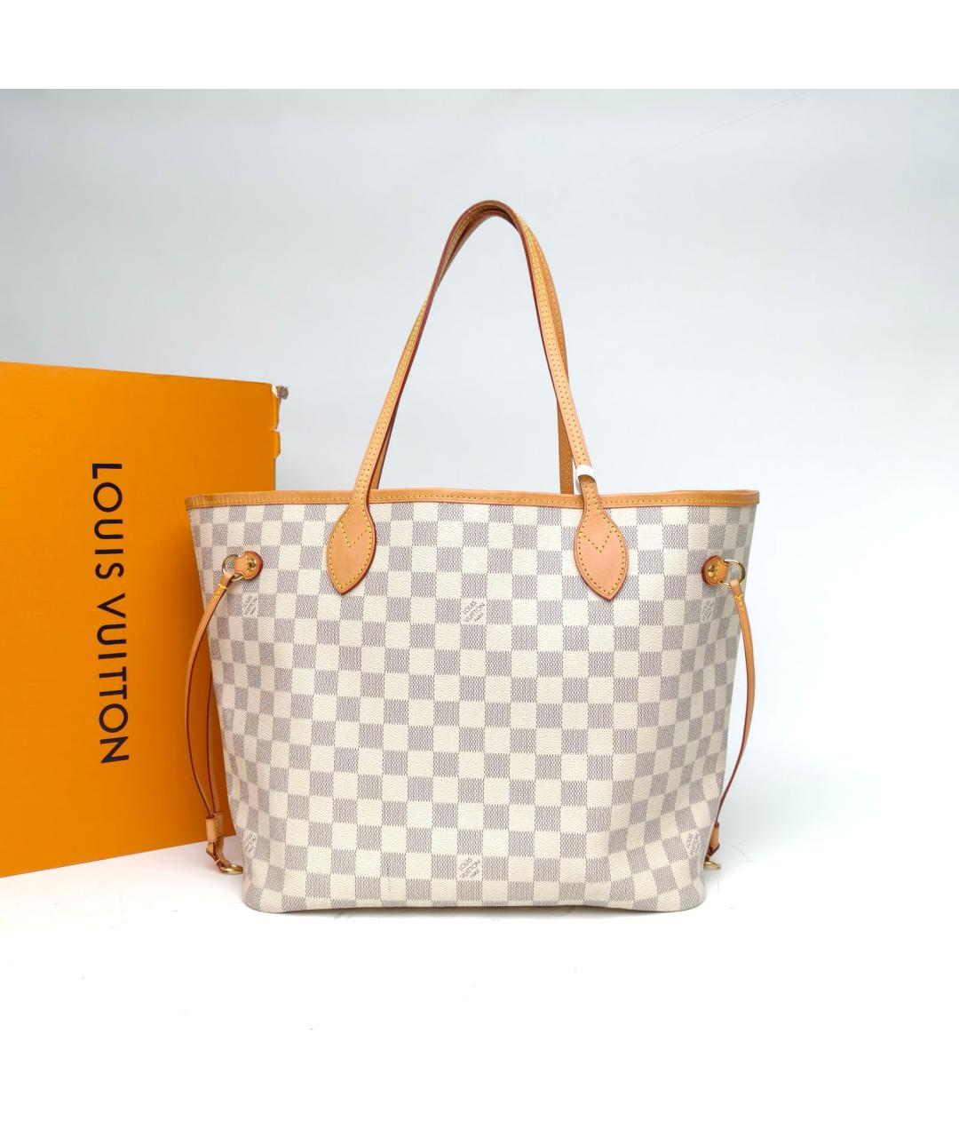 LOUIS VUITTON Белая сумка тоут, фото 8