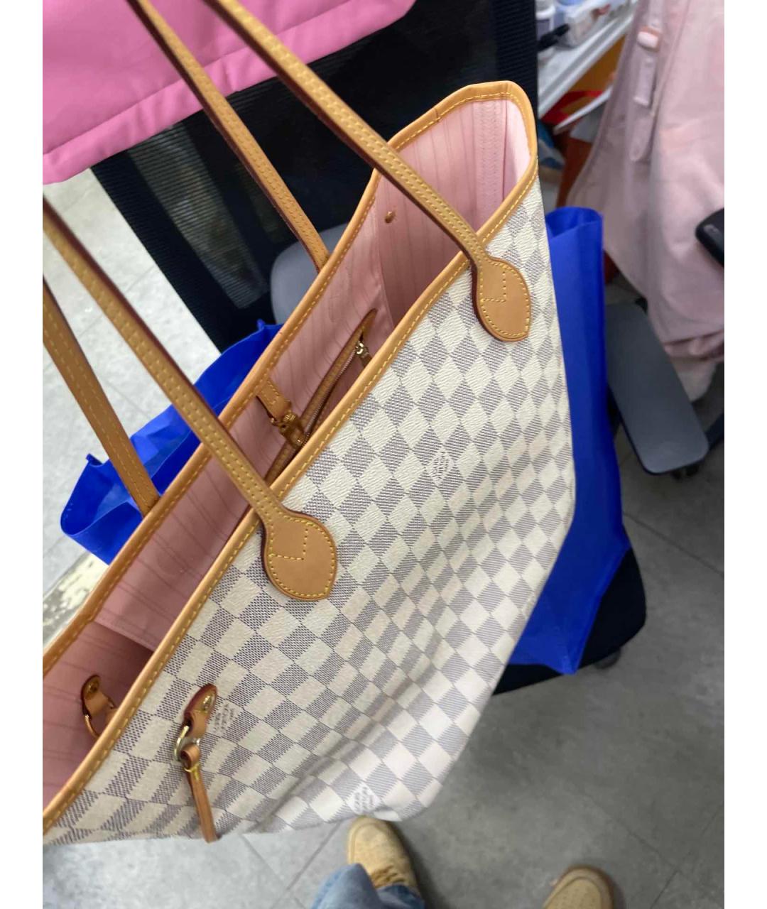 LOUIS VUITTON Белая сумка тоут, фото 9