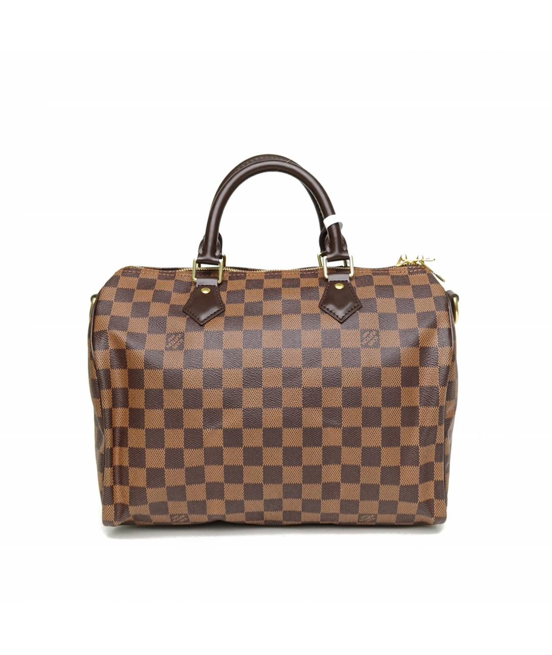 LOUIS VUITTON Коричневая сумка с короткими ручками, фото 4