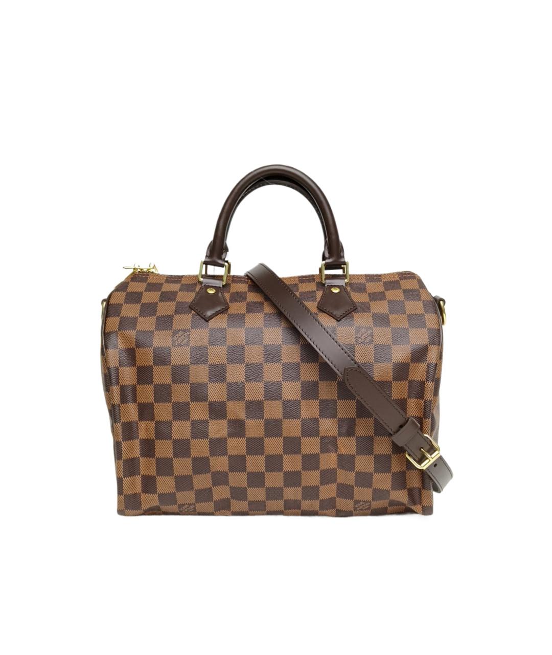 LOUIS VUITTON Коричневая сумка с короткими ручками, фото 1