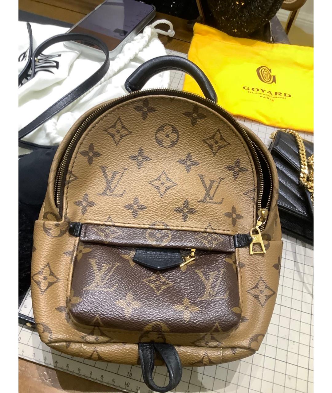 LOUIS VUITTON Коричневый рюкзак, фото 9